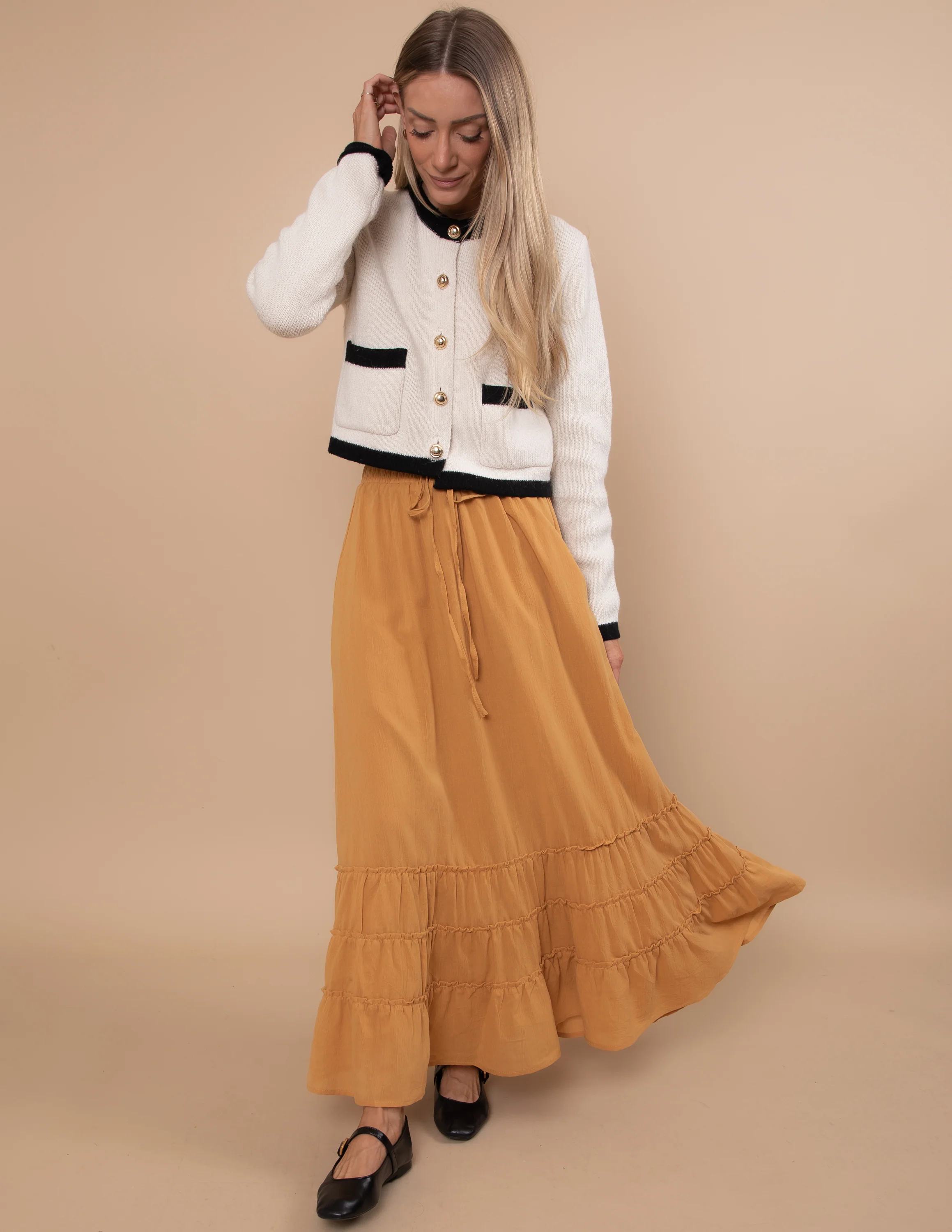 Golden Hour Tiered Skirt - Image 5