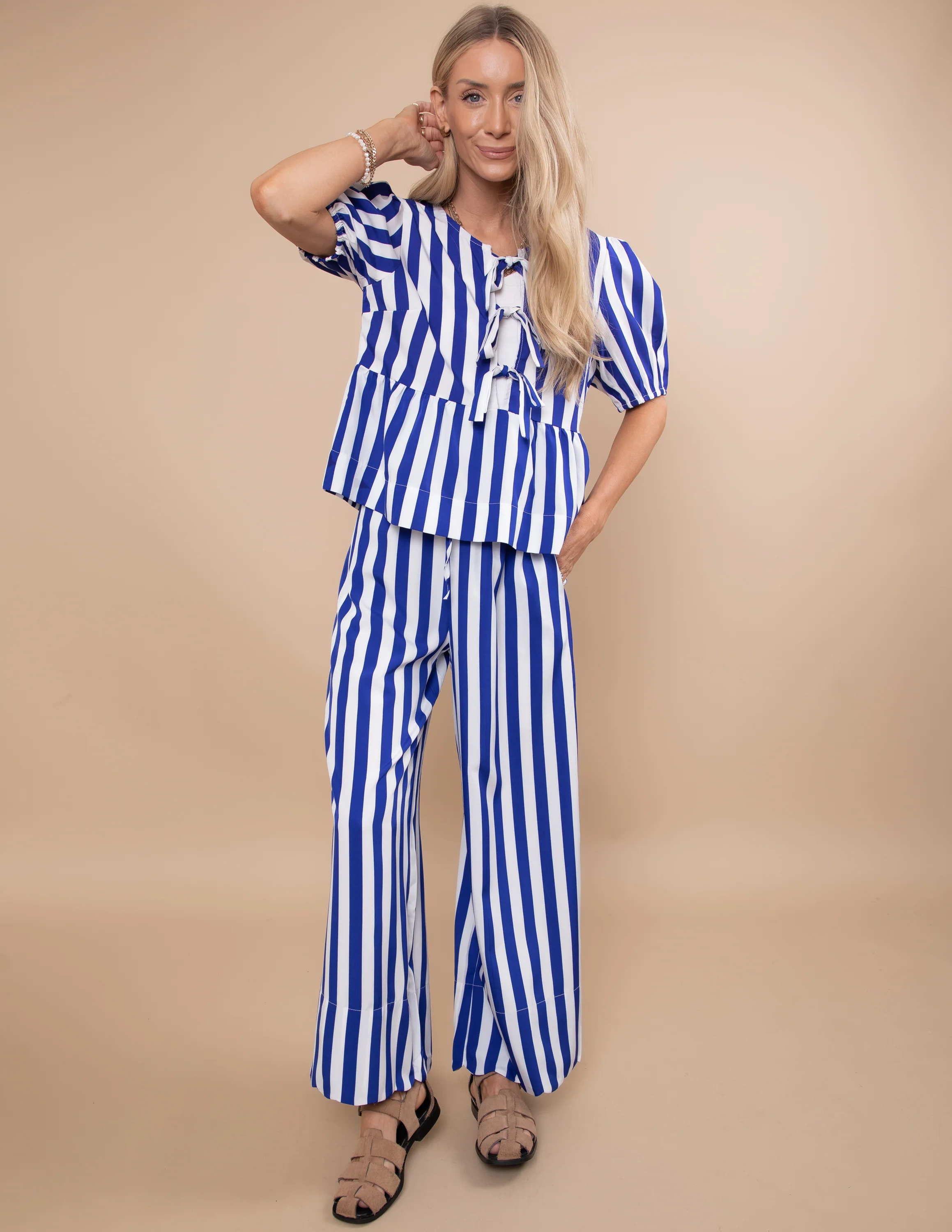 Greta Striped Two Piece Set - Image 6