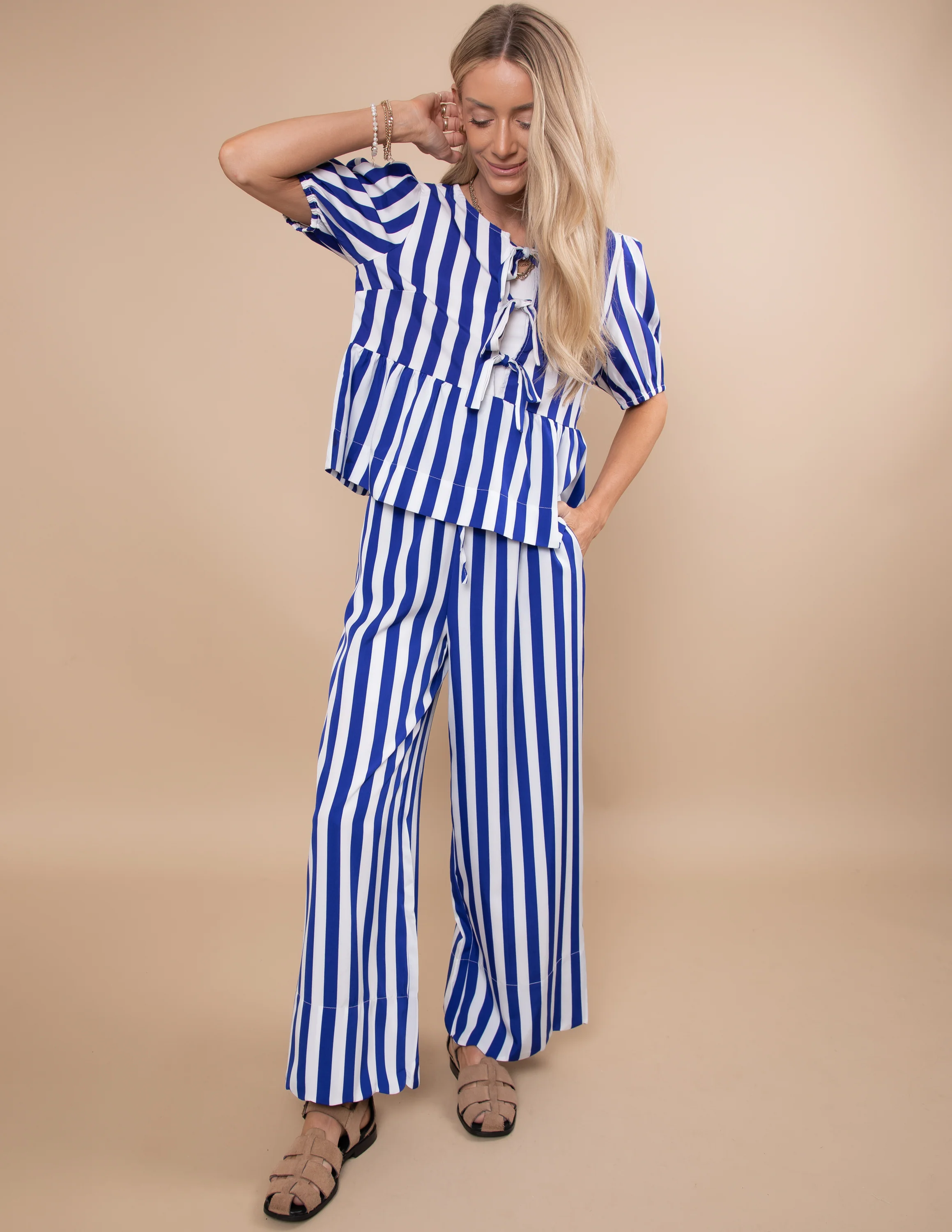 Greta Striped Two Piece Set - Image 7