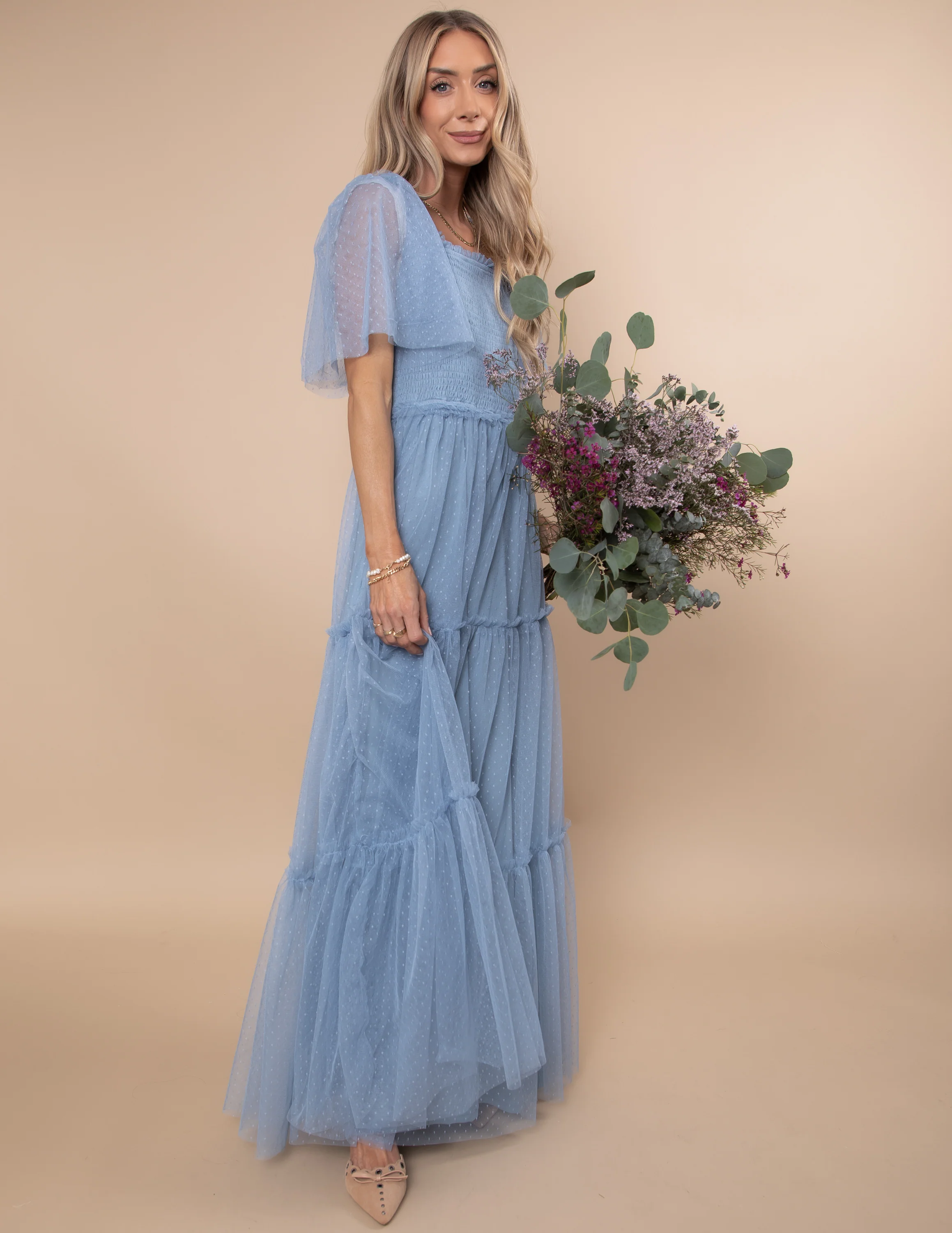 Gwenyth Mesh Maxi Dress - Image 8