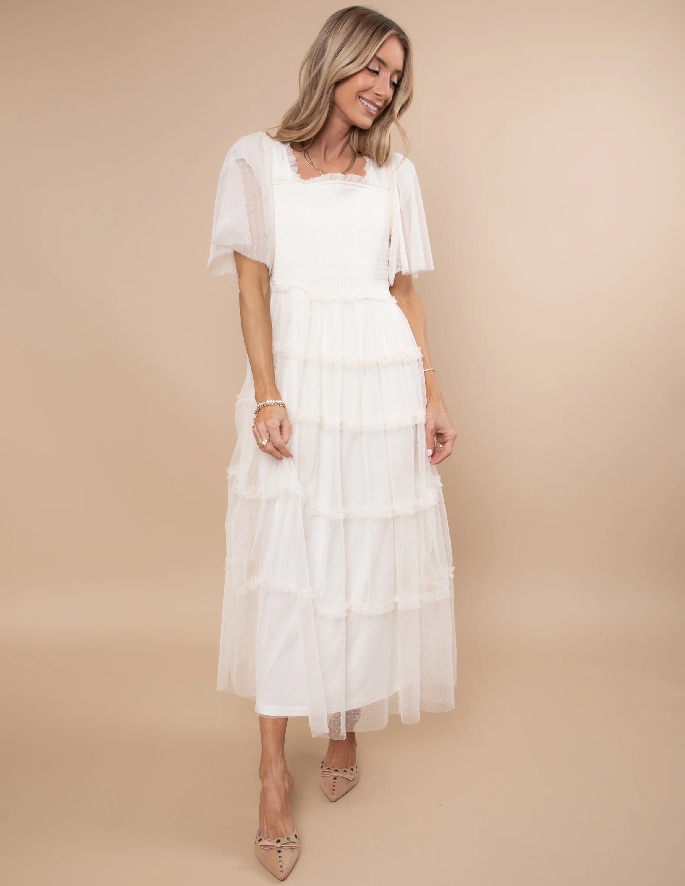 Helena Ruffled Dress - Image 3