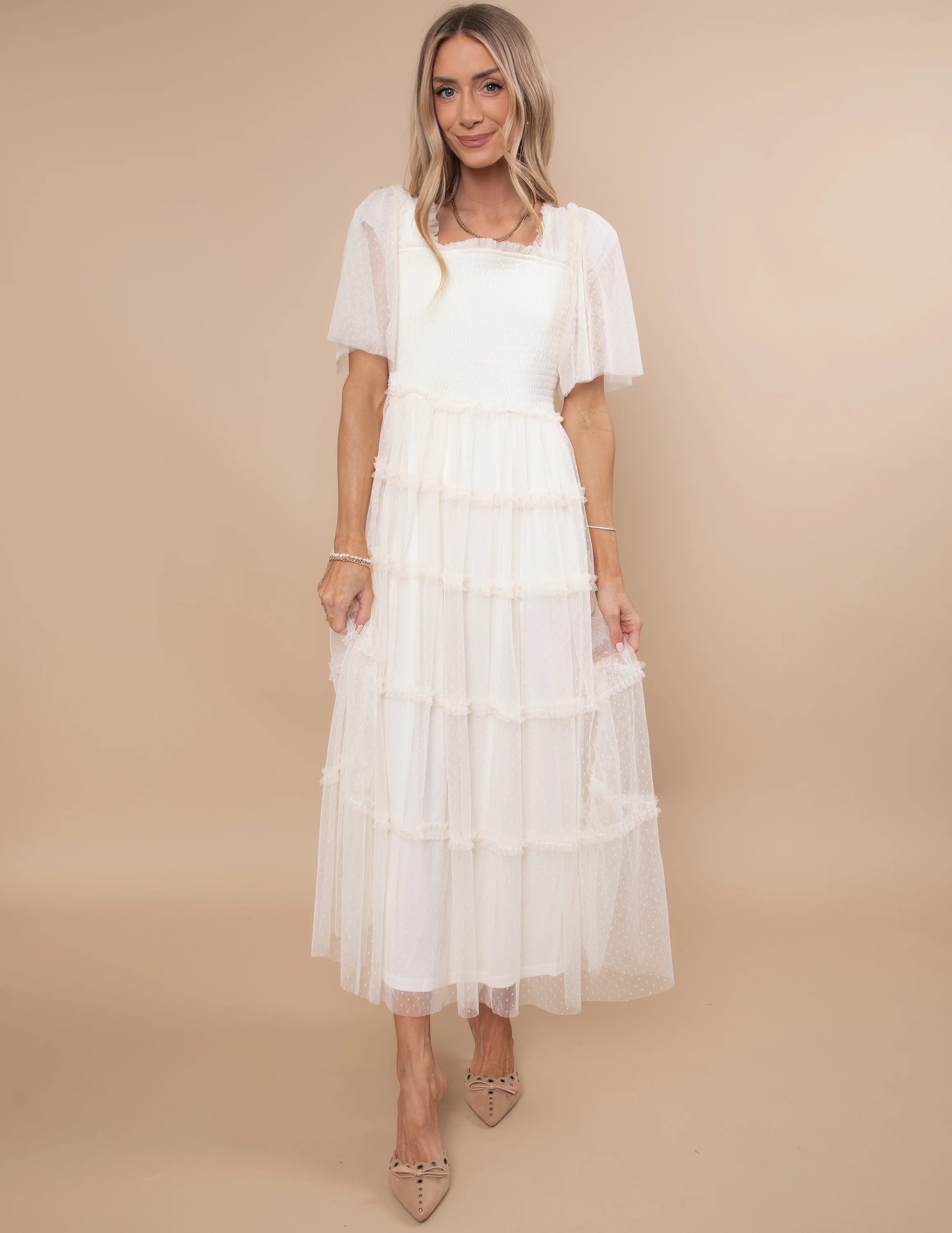 Helena Ruffled Dress - Image 4