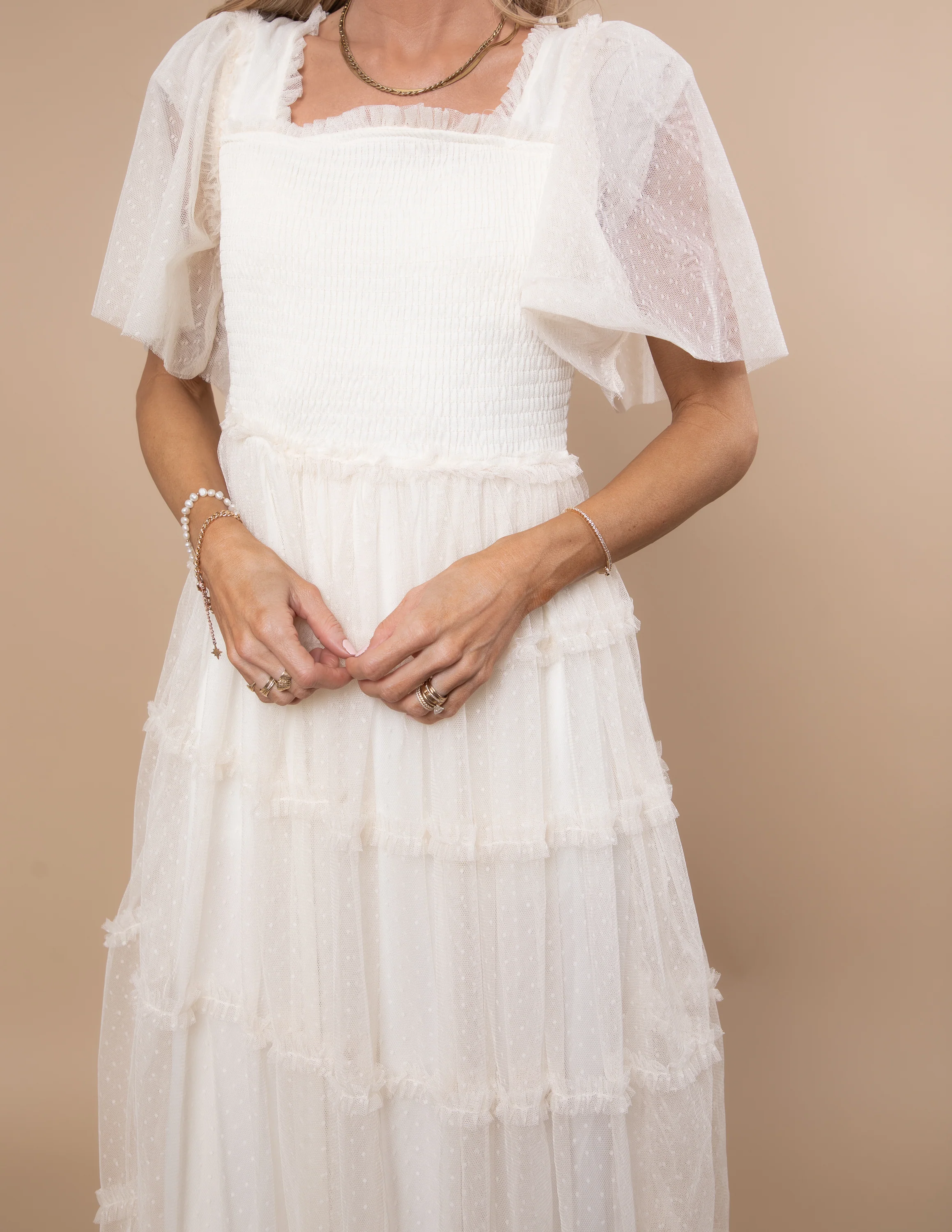 Helena Ruffled Dress - Image 5