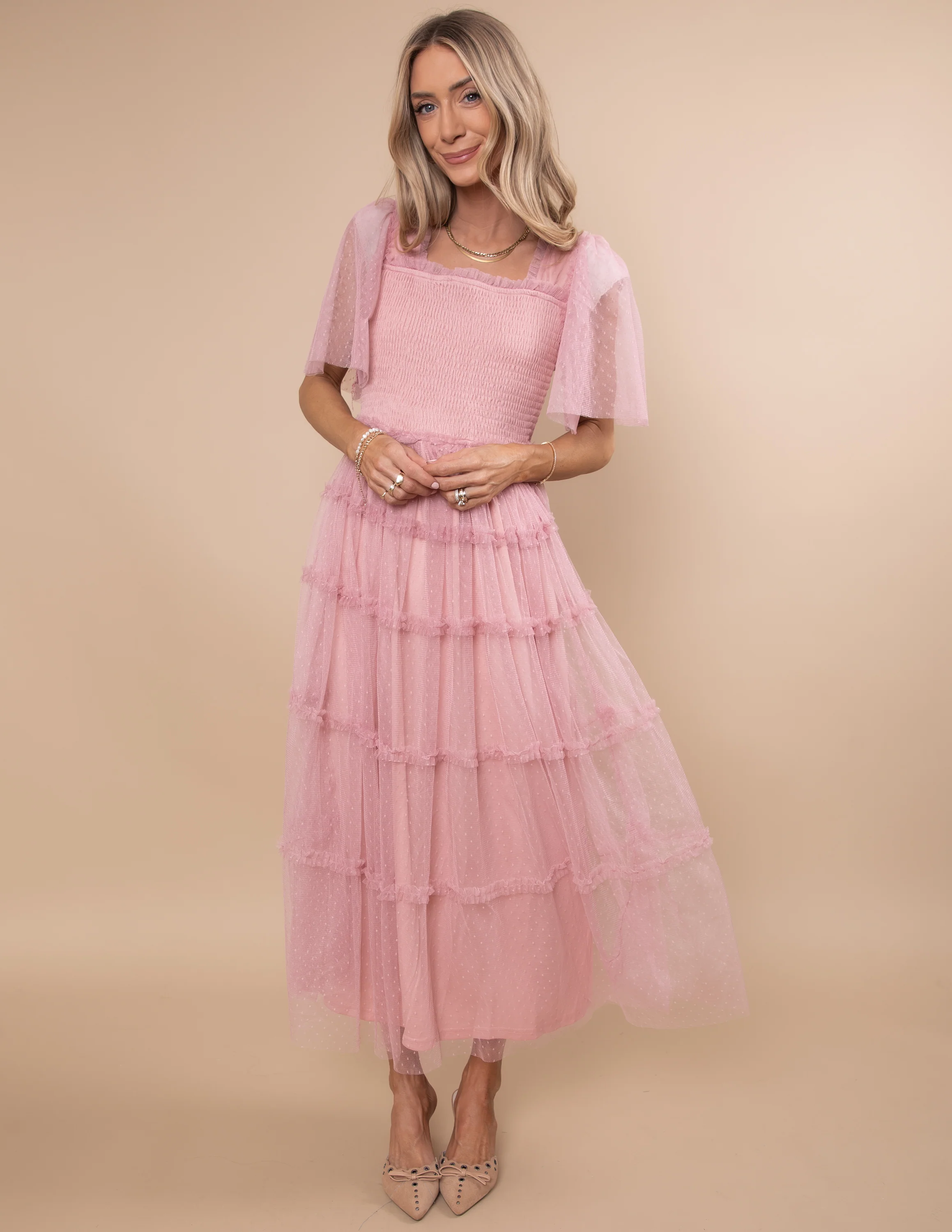 Helena Ruffled Dress - Image 7