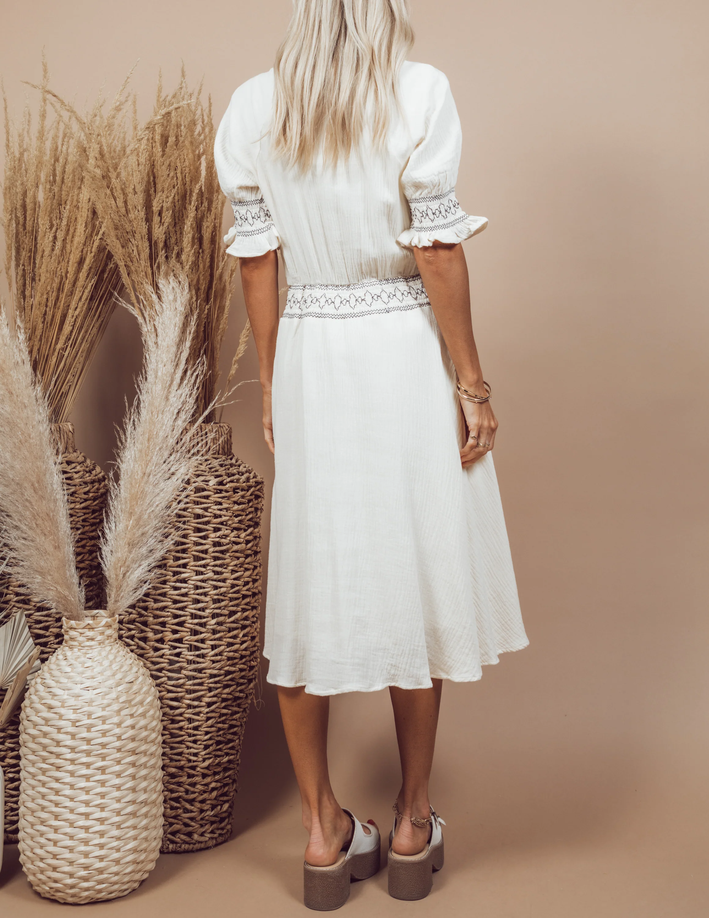 Holly Embroidered Dress - Image 3