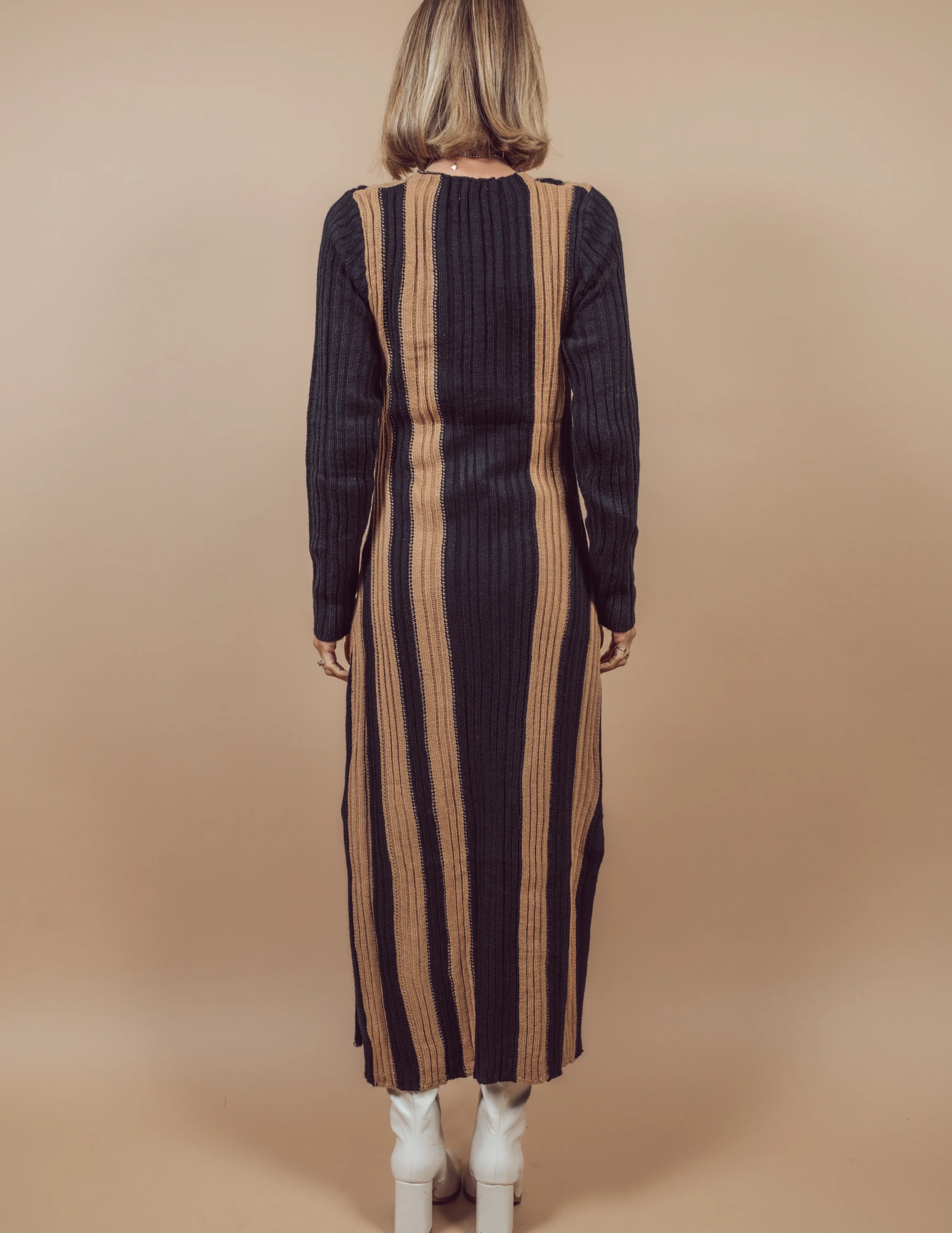 Jen Striped Sweater Dress - Image 3