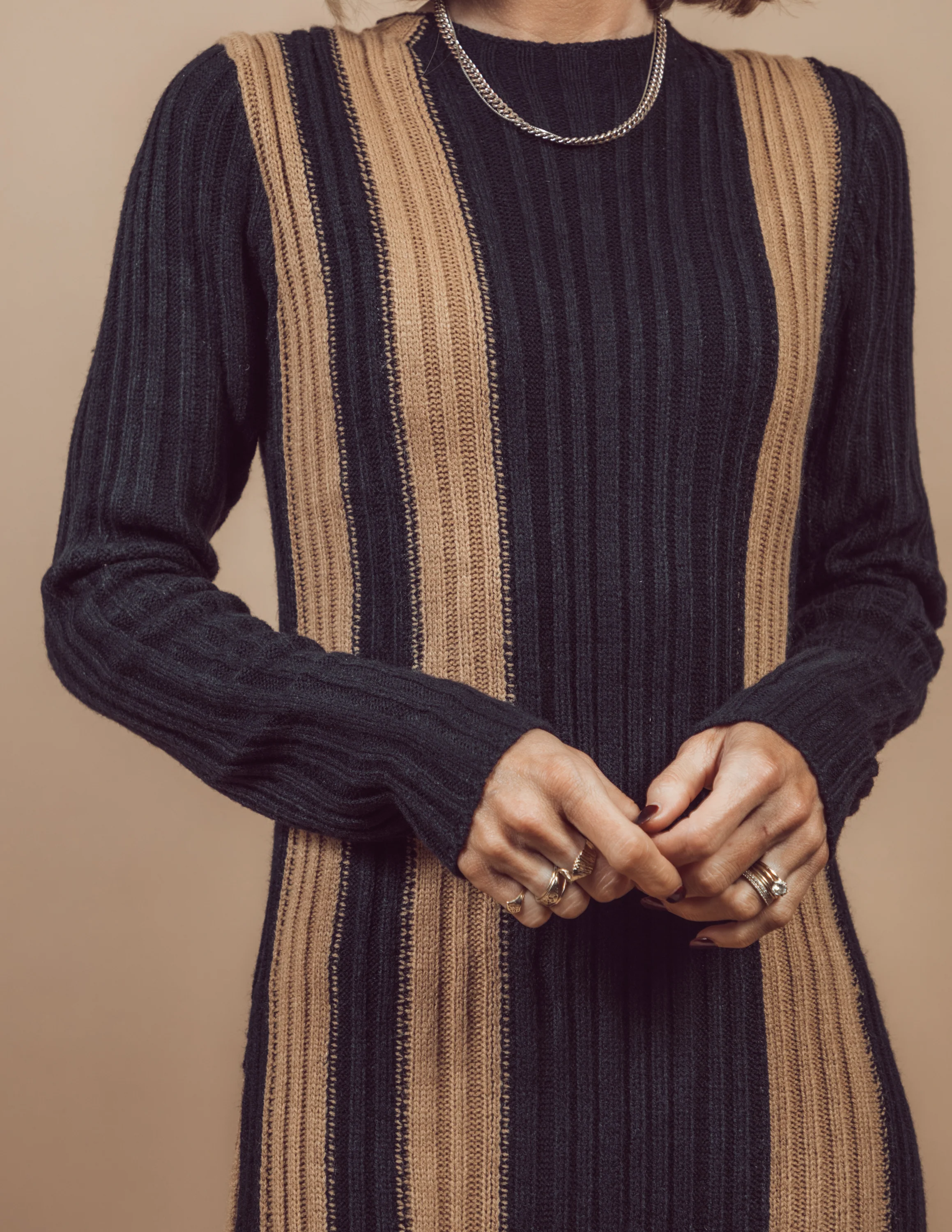 Jen Striped Sweater Dress - Image 4