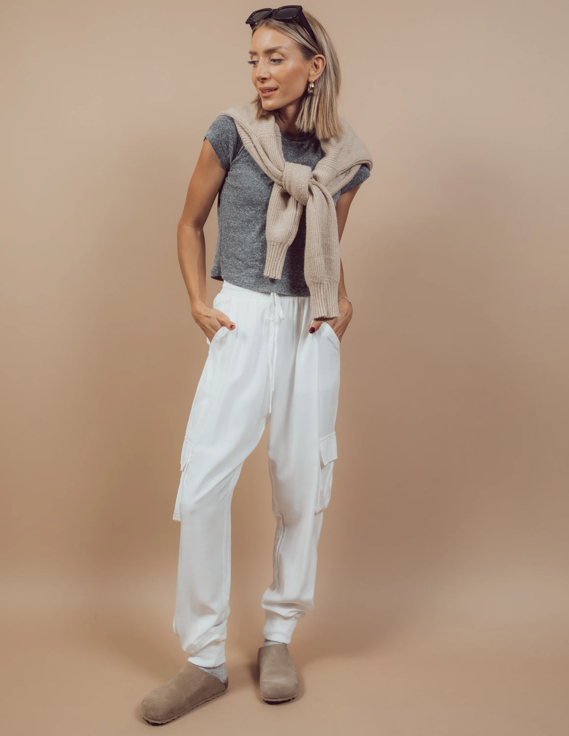 Jensyn Satin Cargo Pants - Image 2