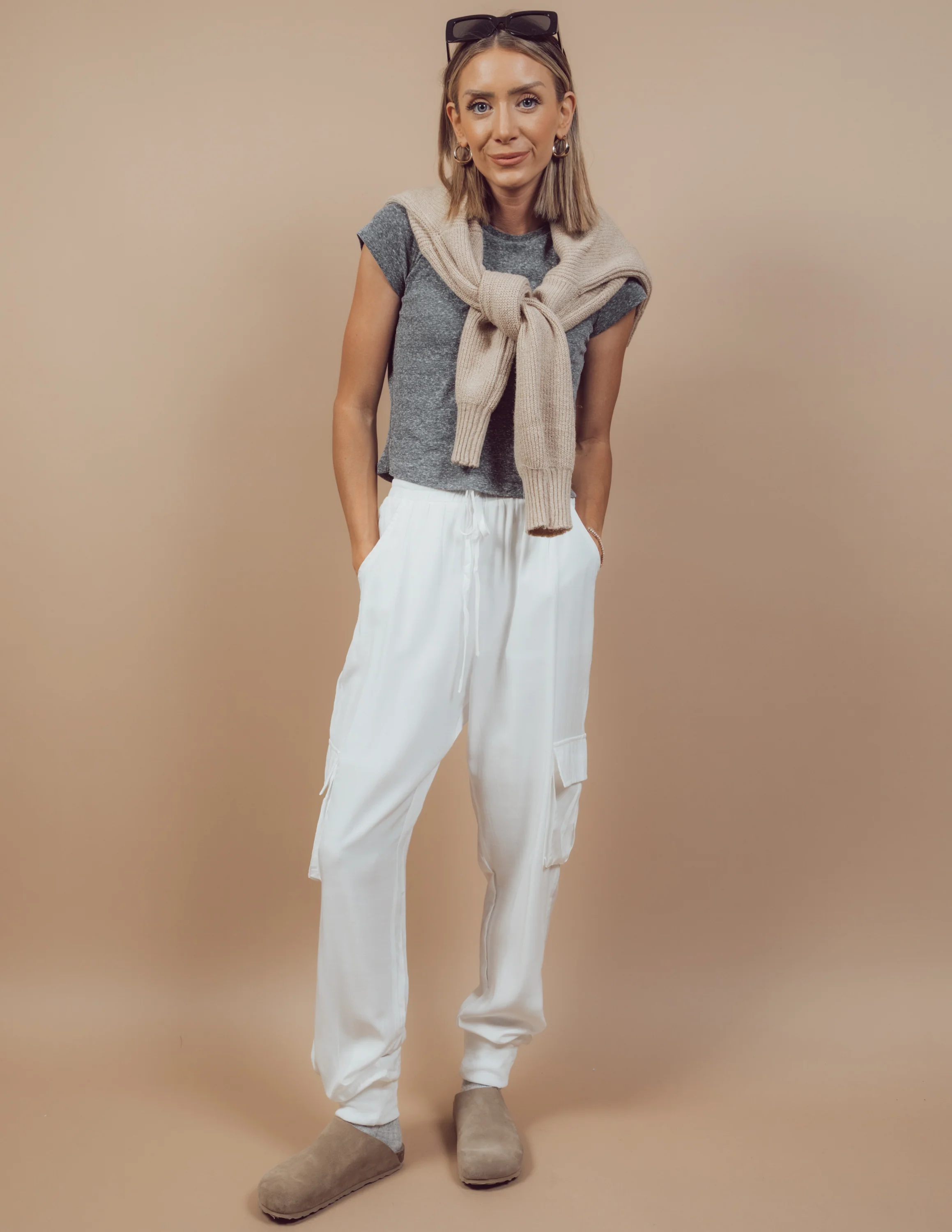 Jensyn Satin Cargo Pants - Image 3