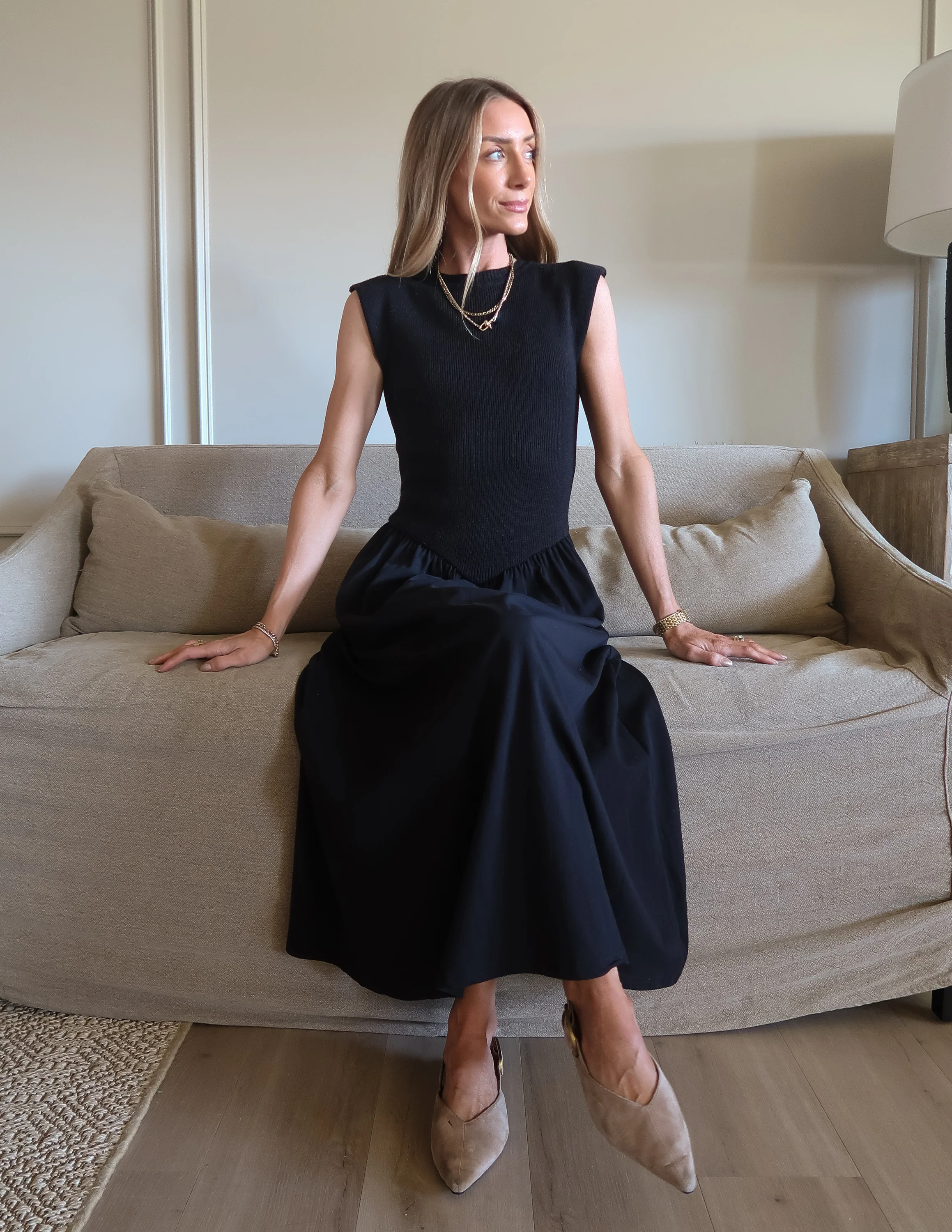 Jones Pleated Dress - Image 3