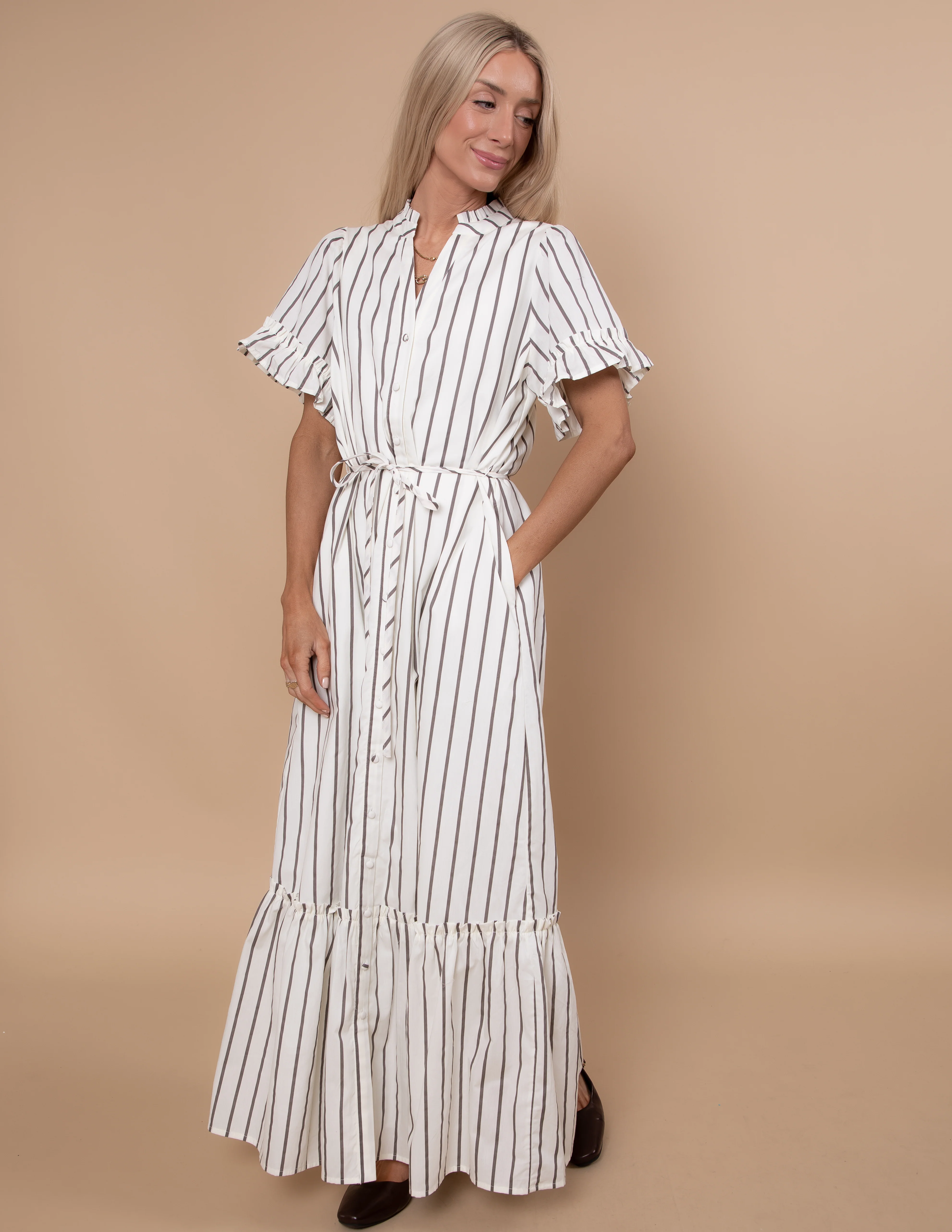 Kamara Striped Dress - Image 2