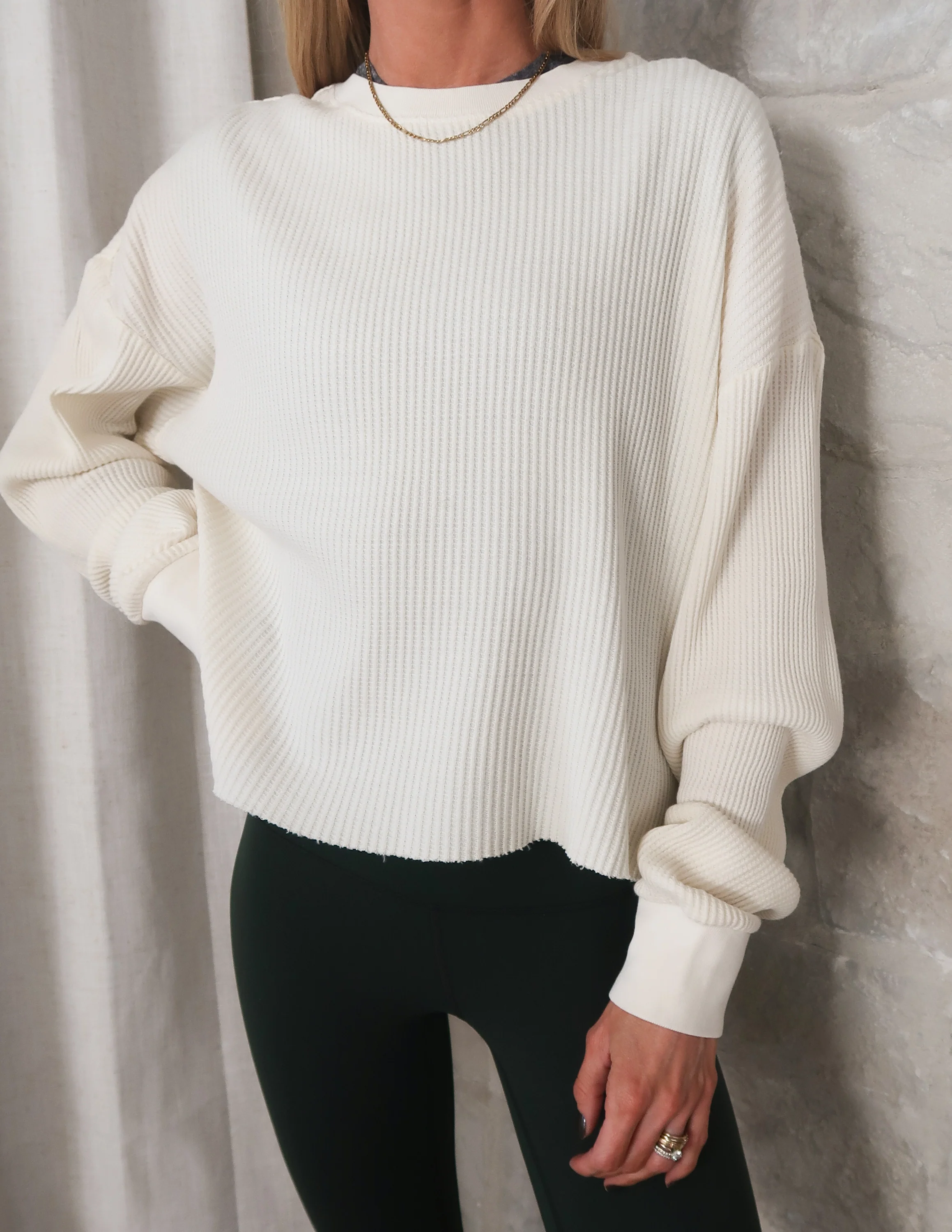 Kami Waffle Knit Top - Image 3