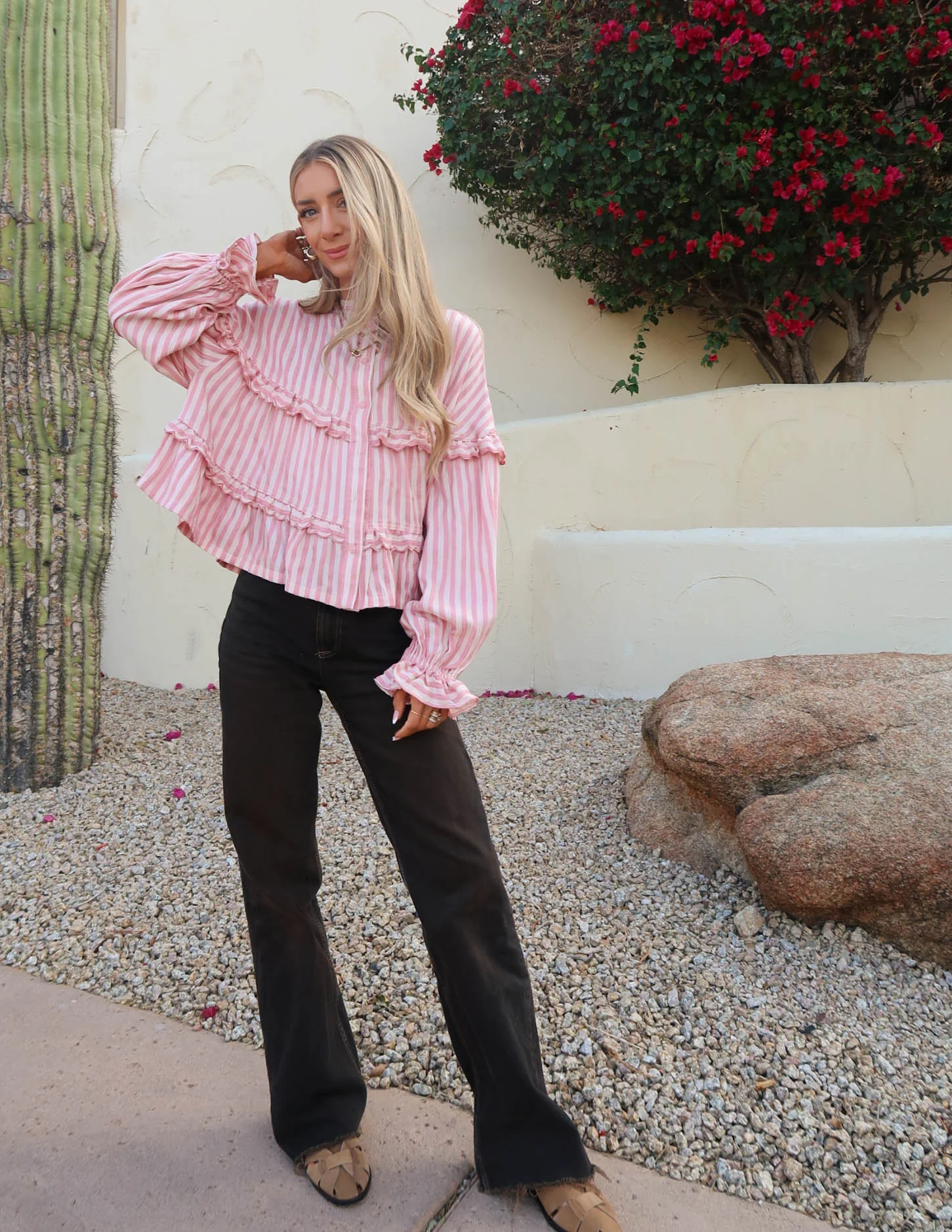 Karlie Striped Top - Image 9