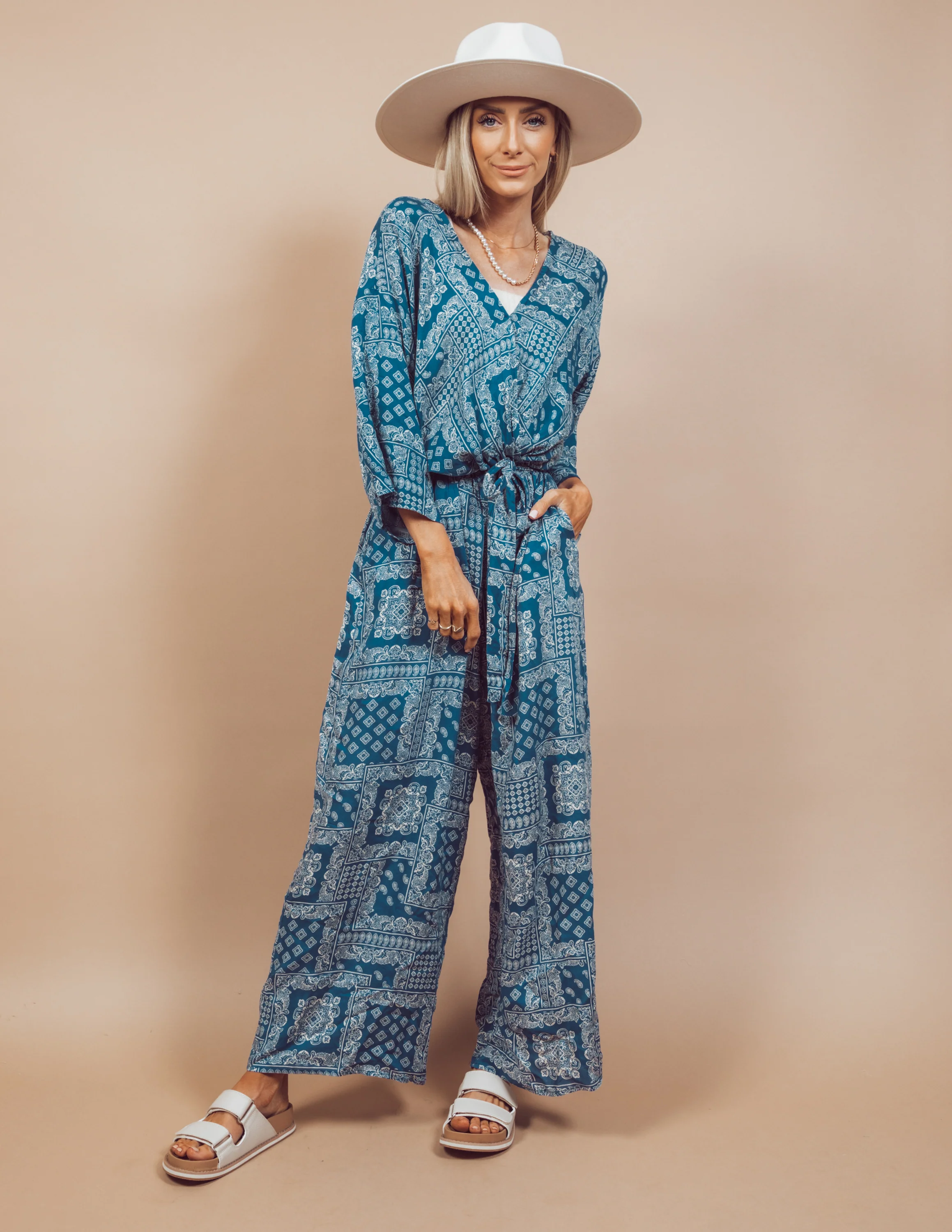 Kaz Printed Jumpsuit - Image 3