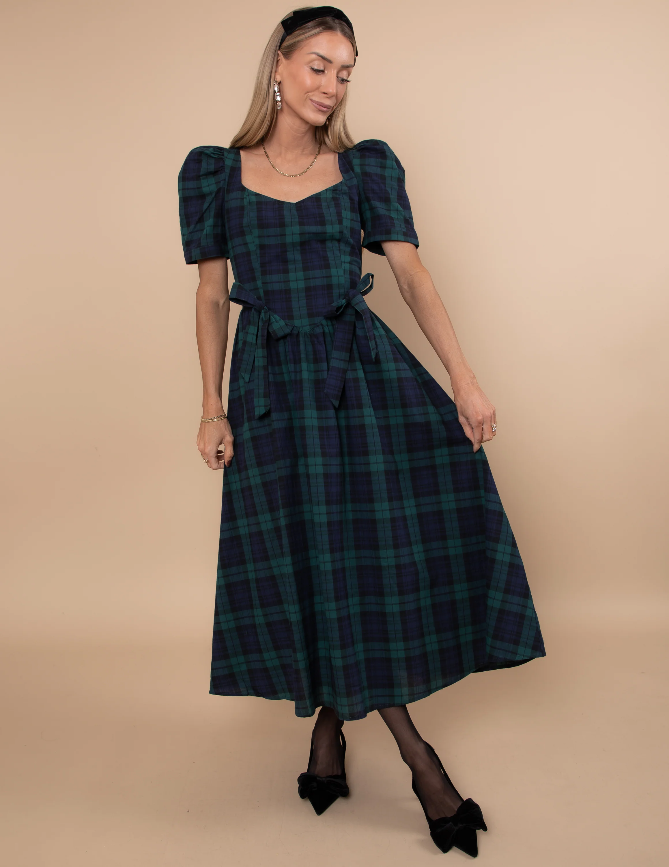 Kensington Plaid Dress - Image 4