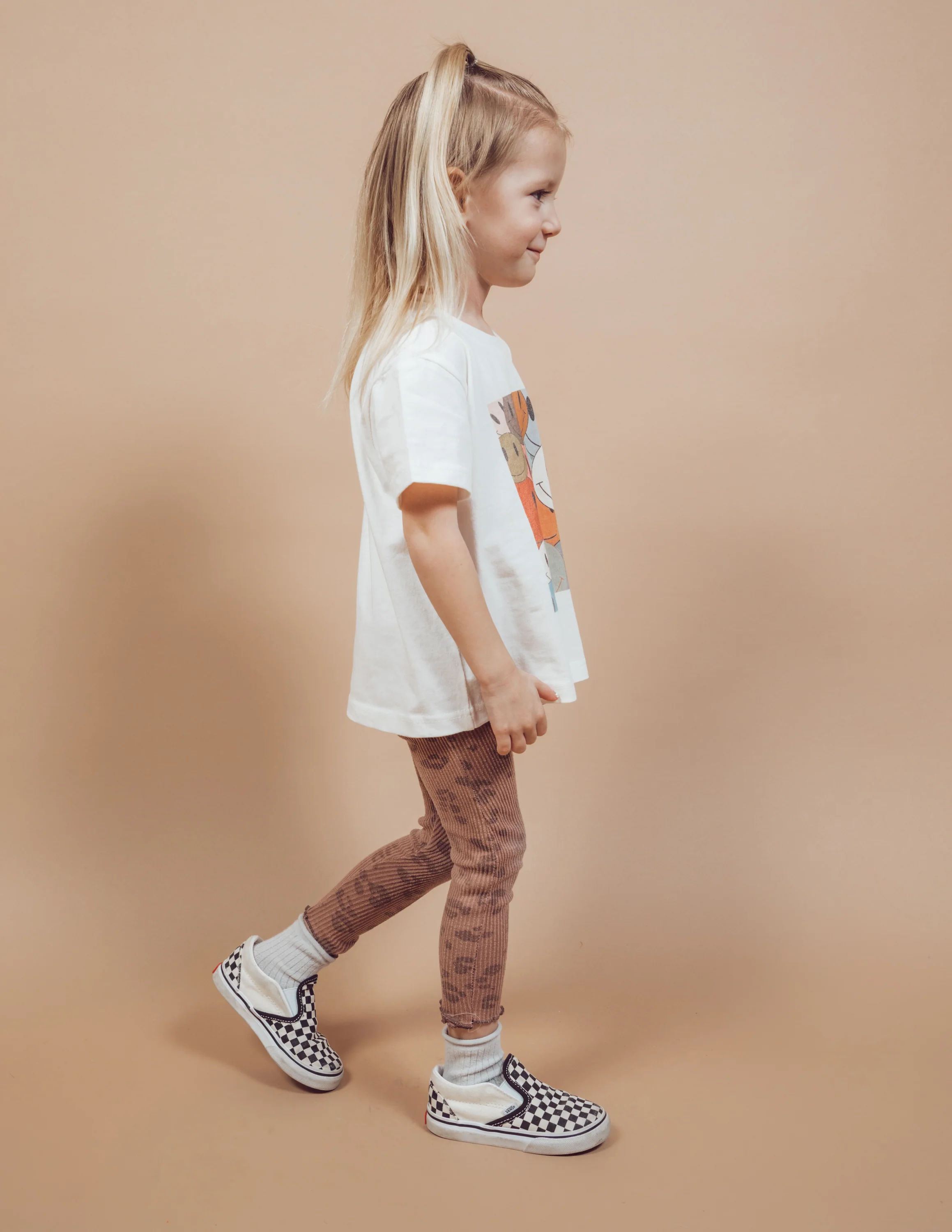 Kids Smiley Face Graphic Tee - Image 5
