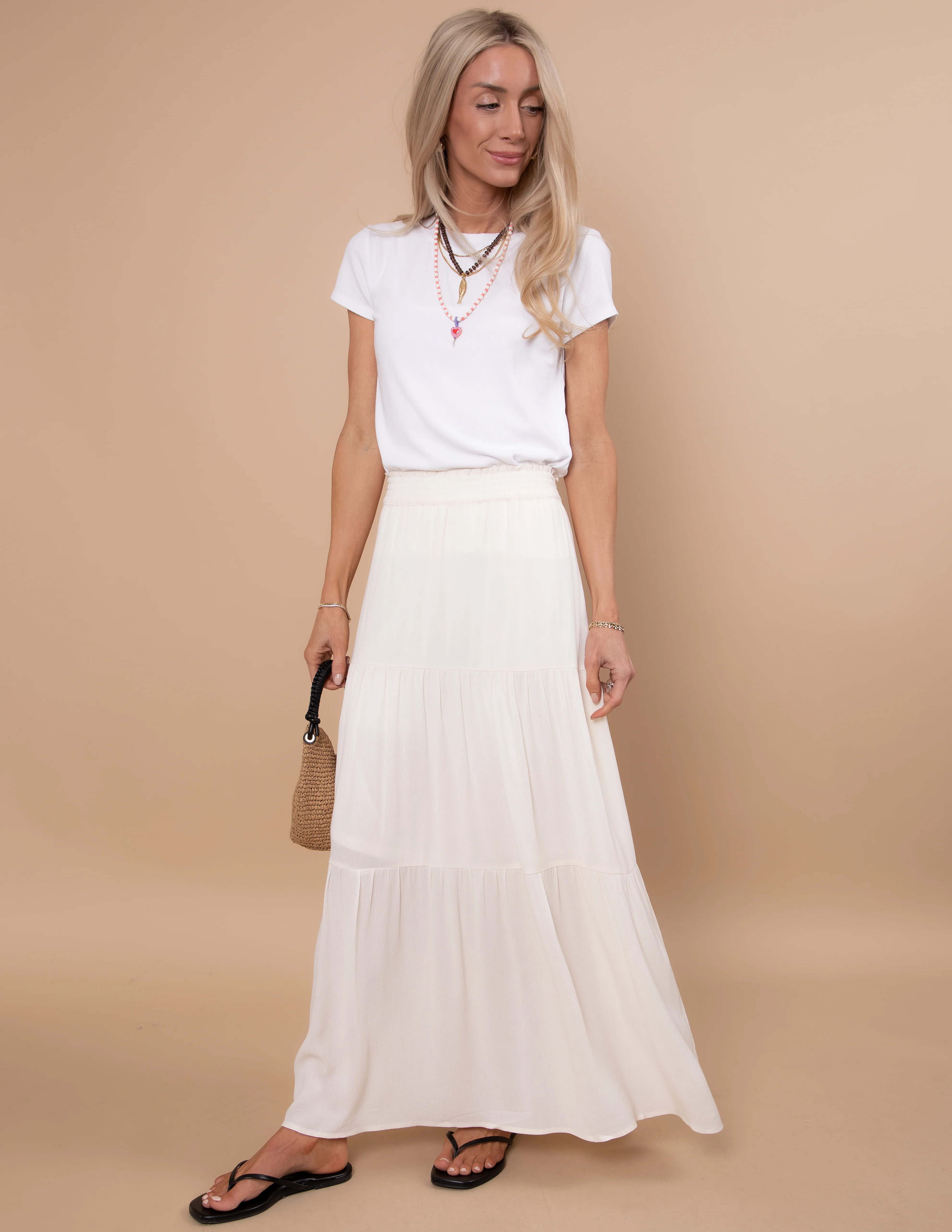 Liora Tiered Maxi Skirt