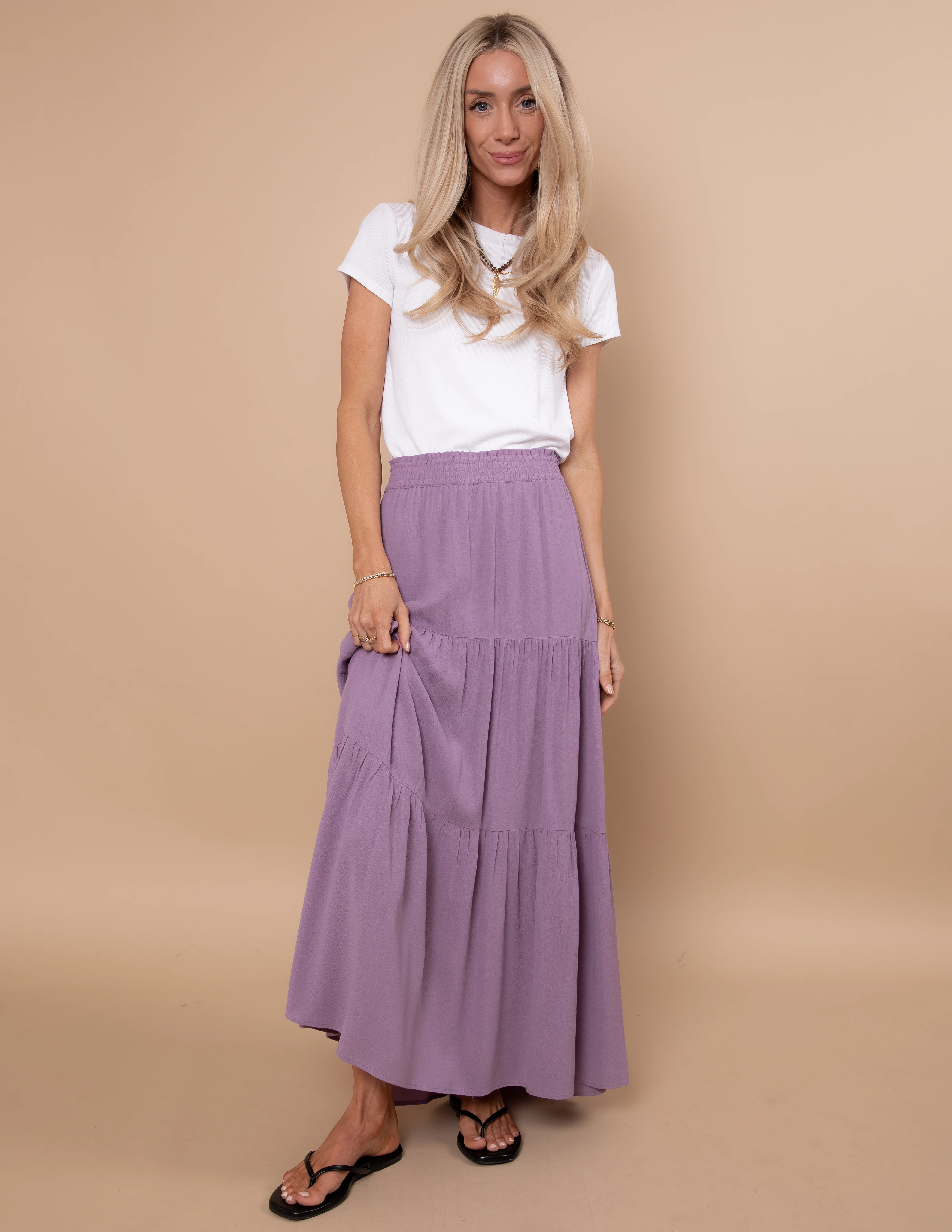 Liora Tiered Maxi Skirt - Image 3