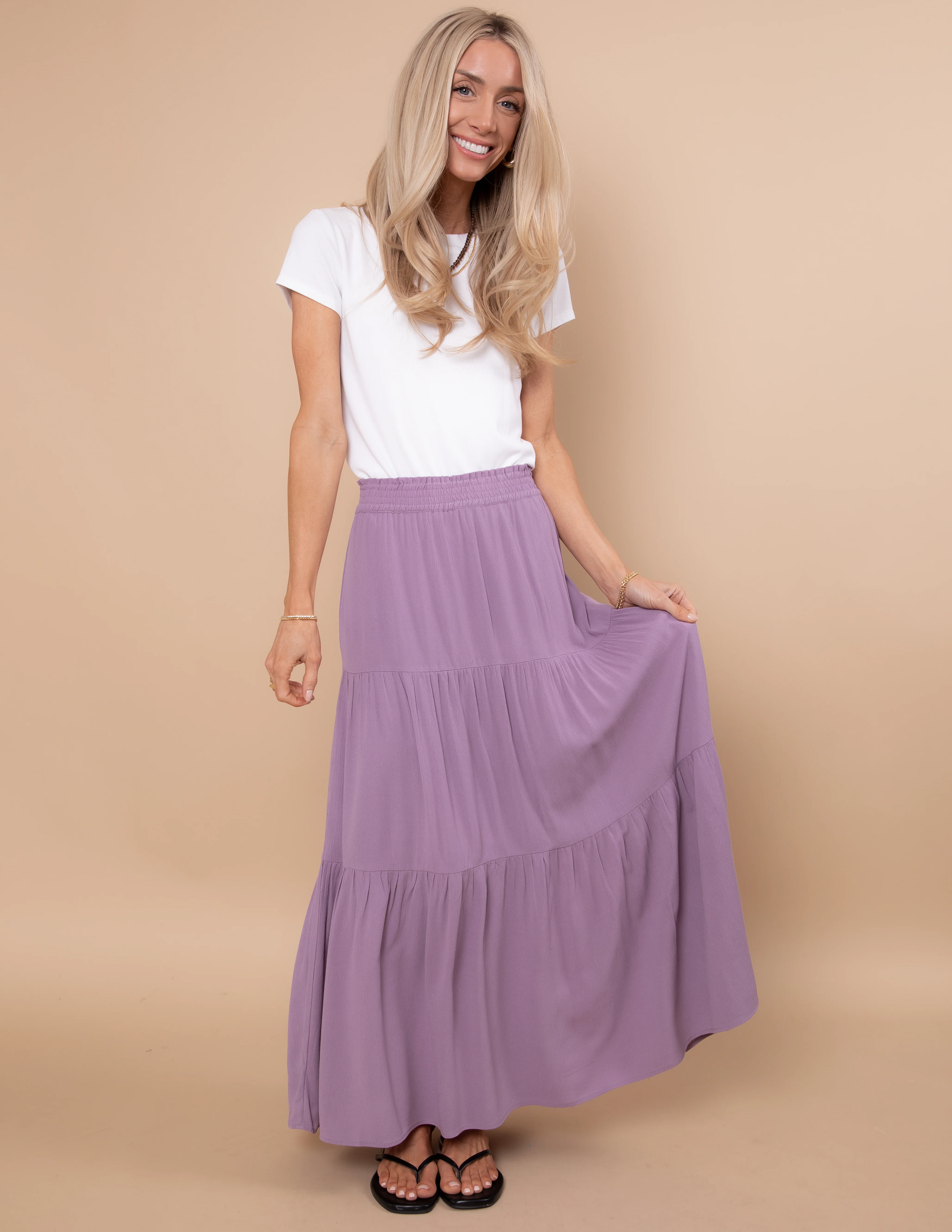 Liora Tiered Maxi Skirt - Image 8
