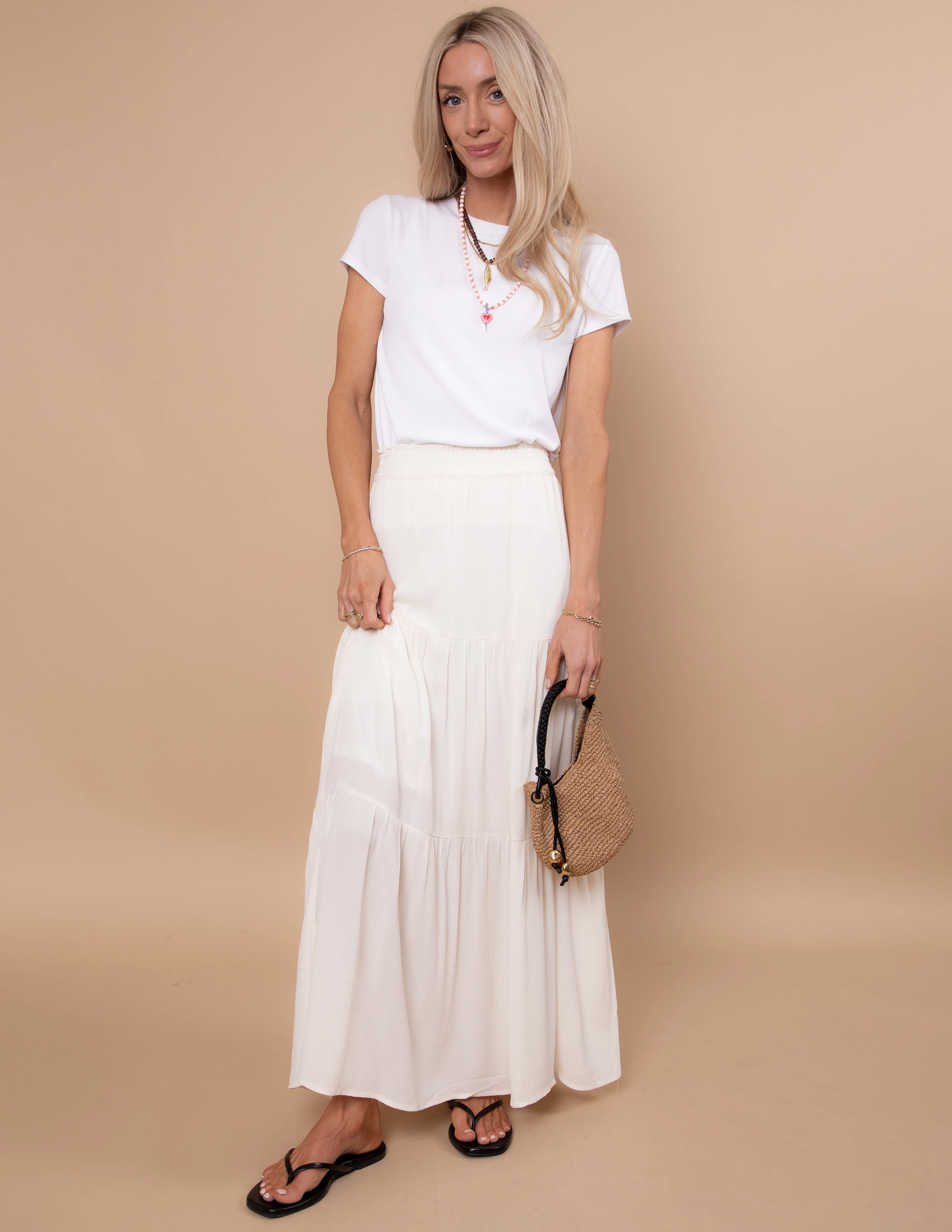 Liora Tiered Maxi Skirt - Image 9