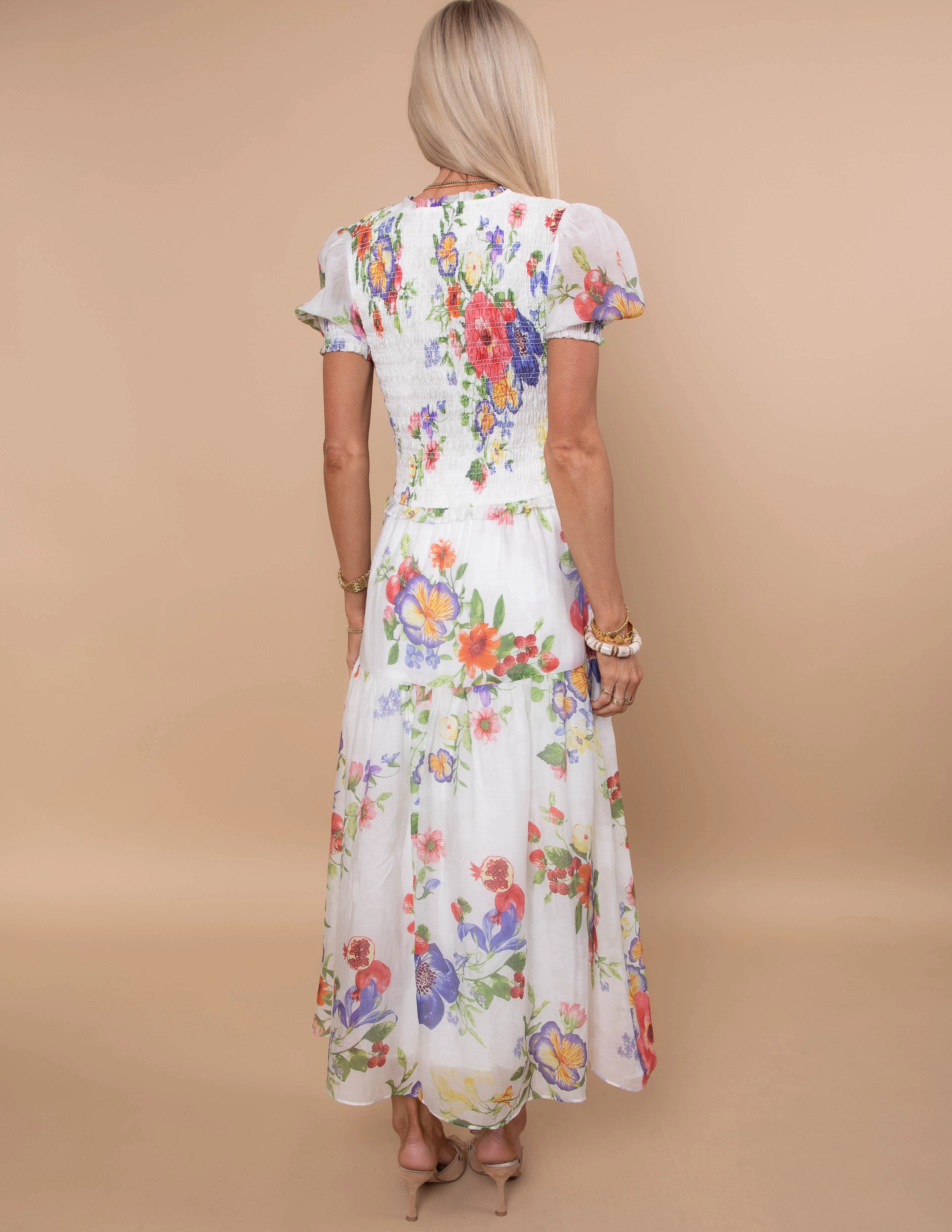 Lottie Floral Midi Dress - Image 4