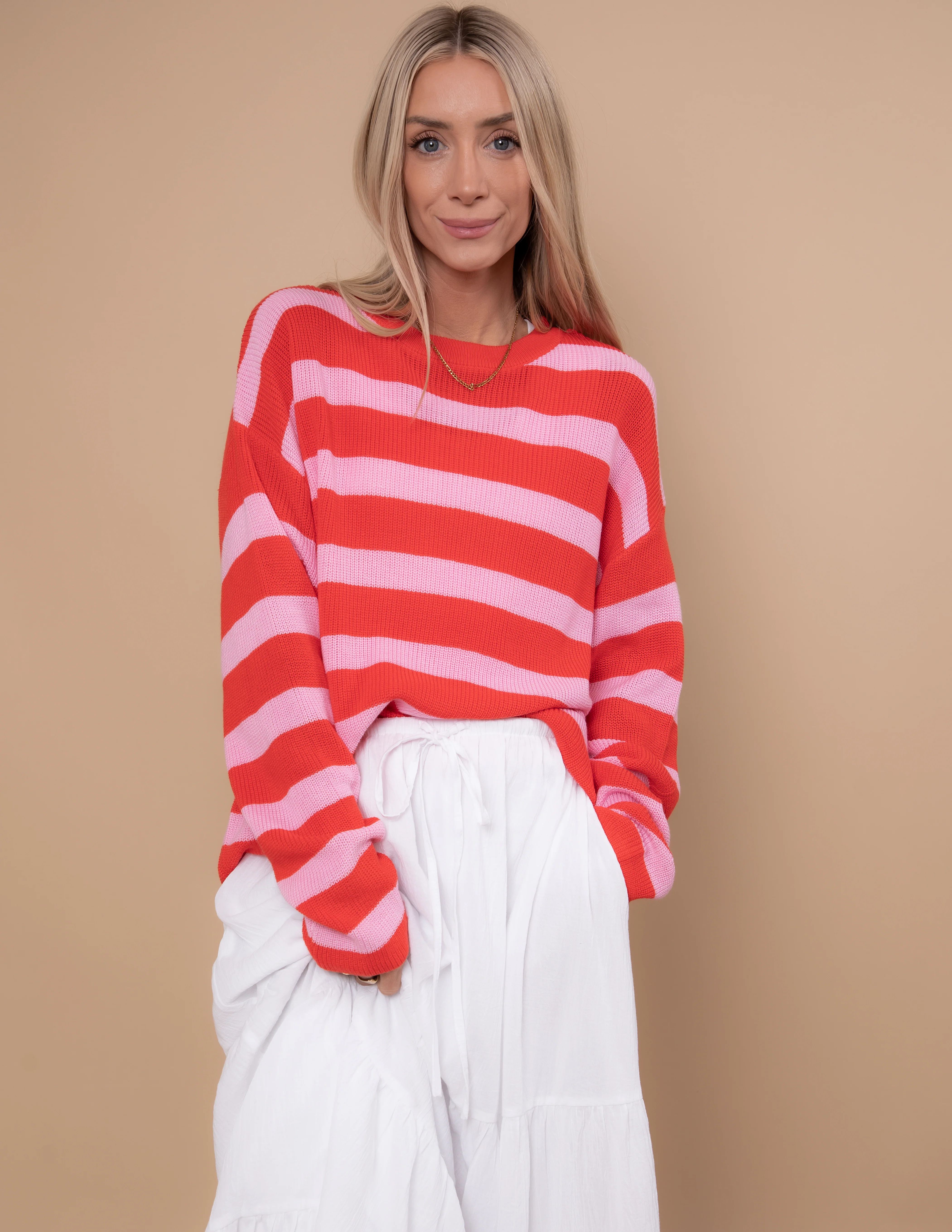Lovette Stripe Sweater - Image 2