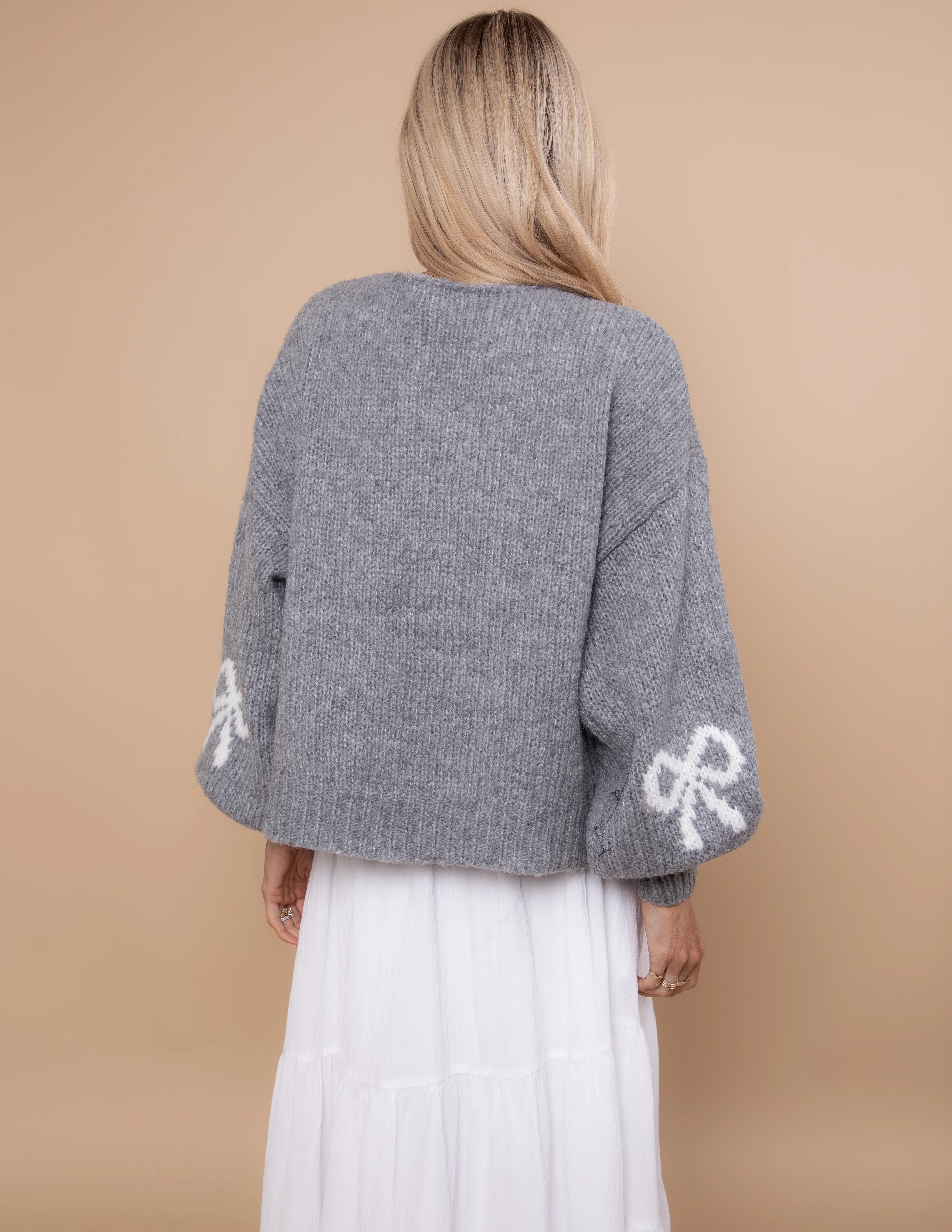Lovie Bow Cardigan - Image 5