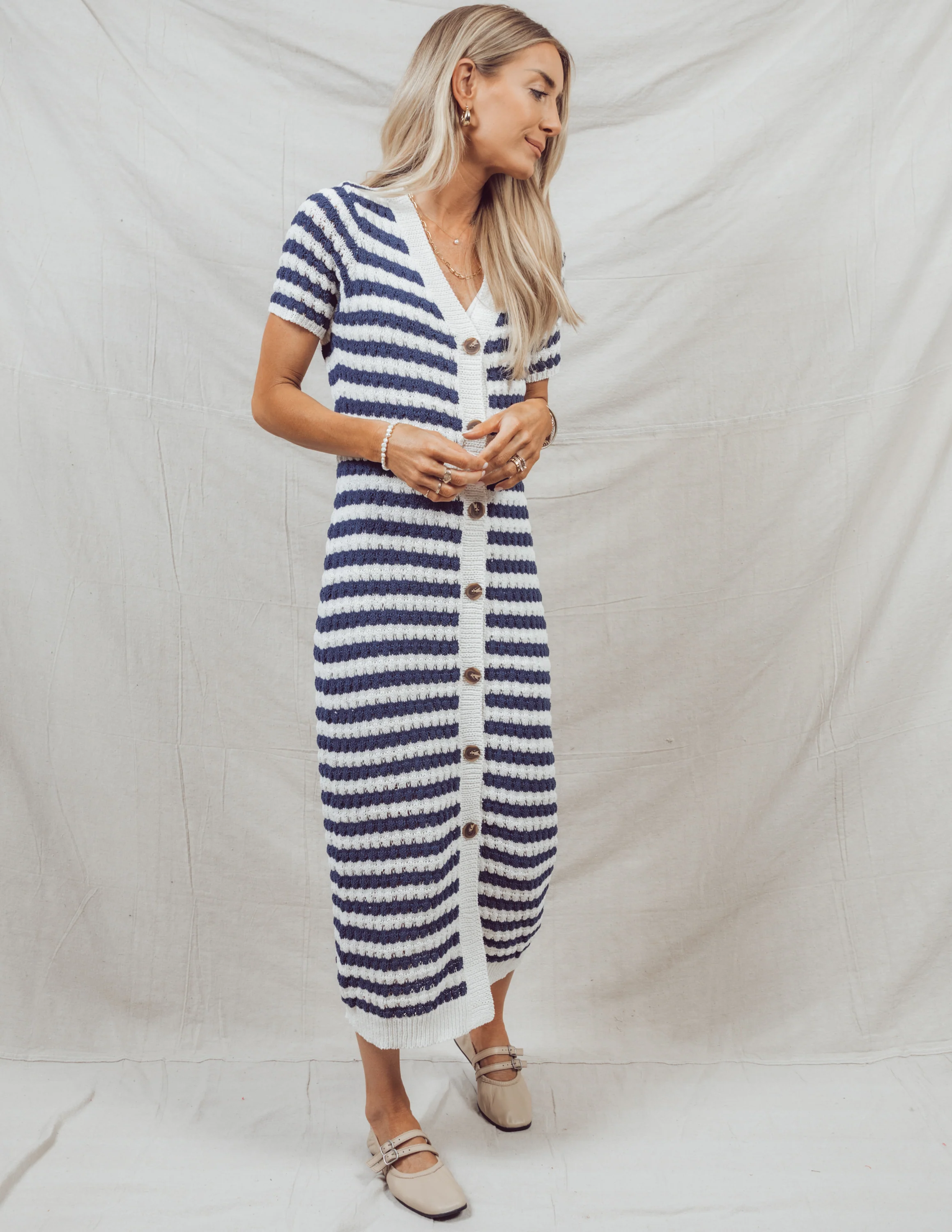 Lynn Striped Dress - Image 2