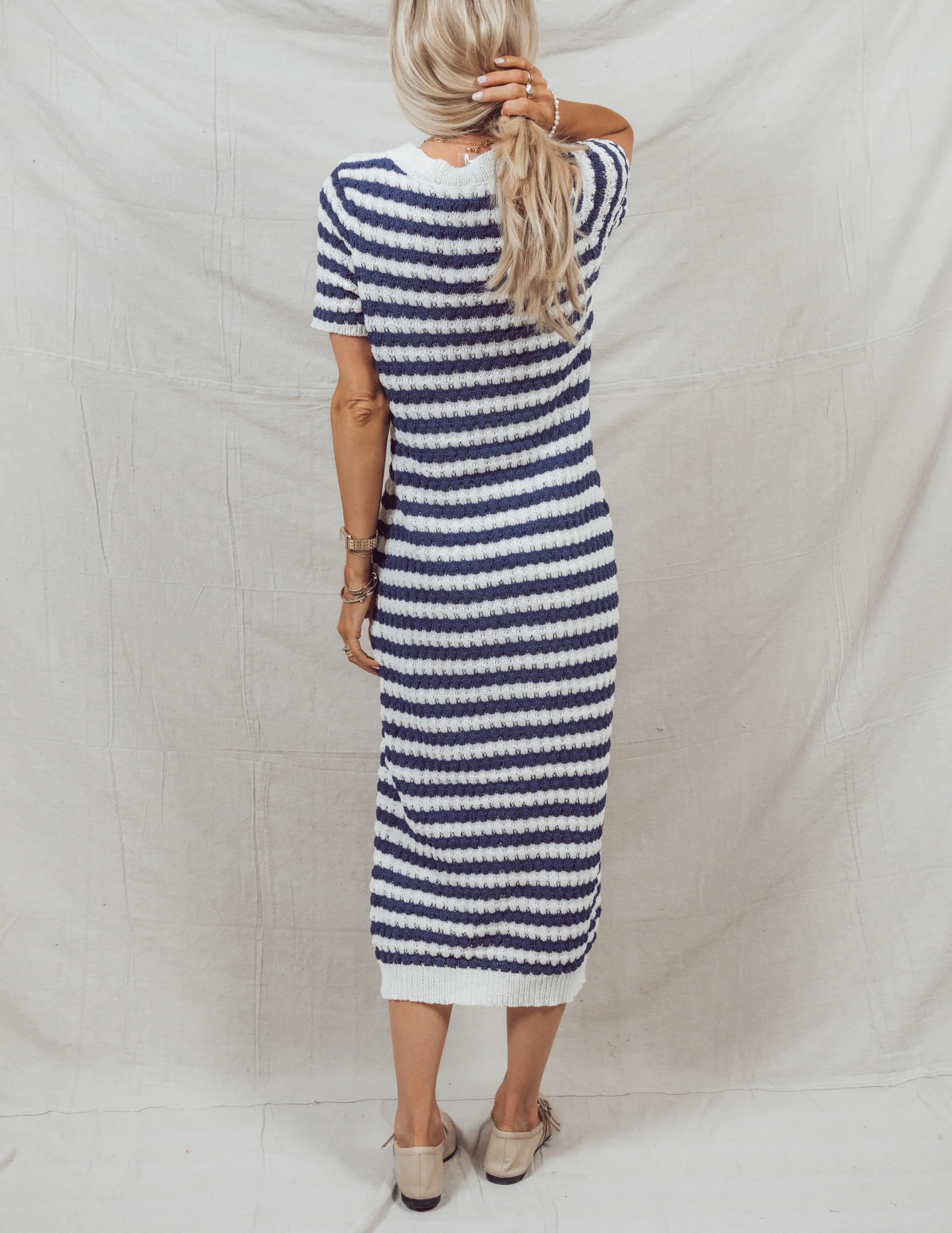 Lynn Striped Dress - Image 3