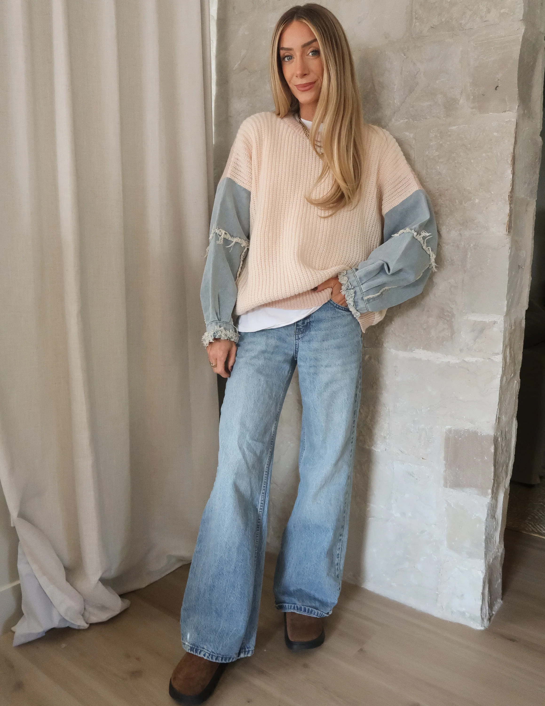 Lyra Denim Sweater - Image 2