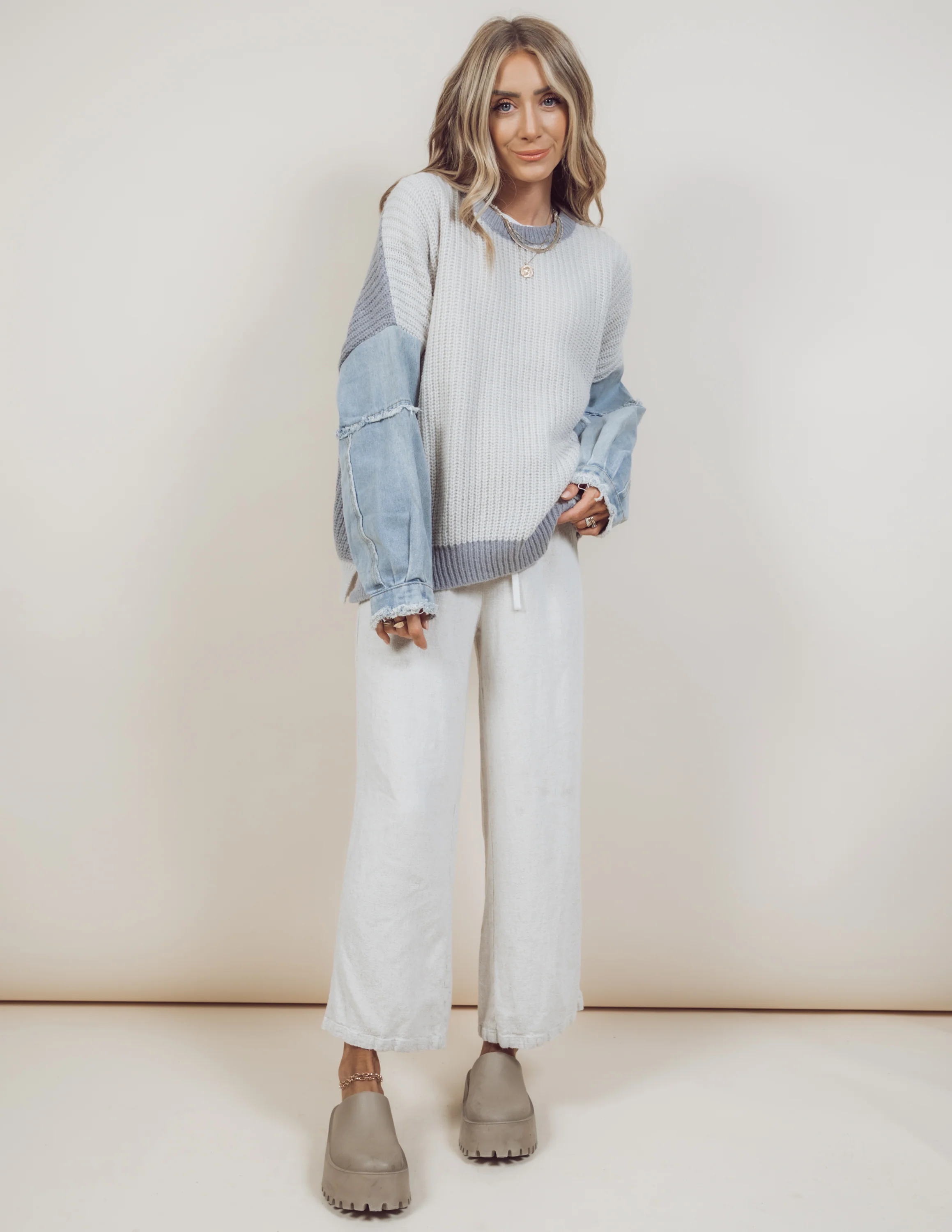 Lyra Denim Sweater - Image 9