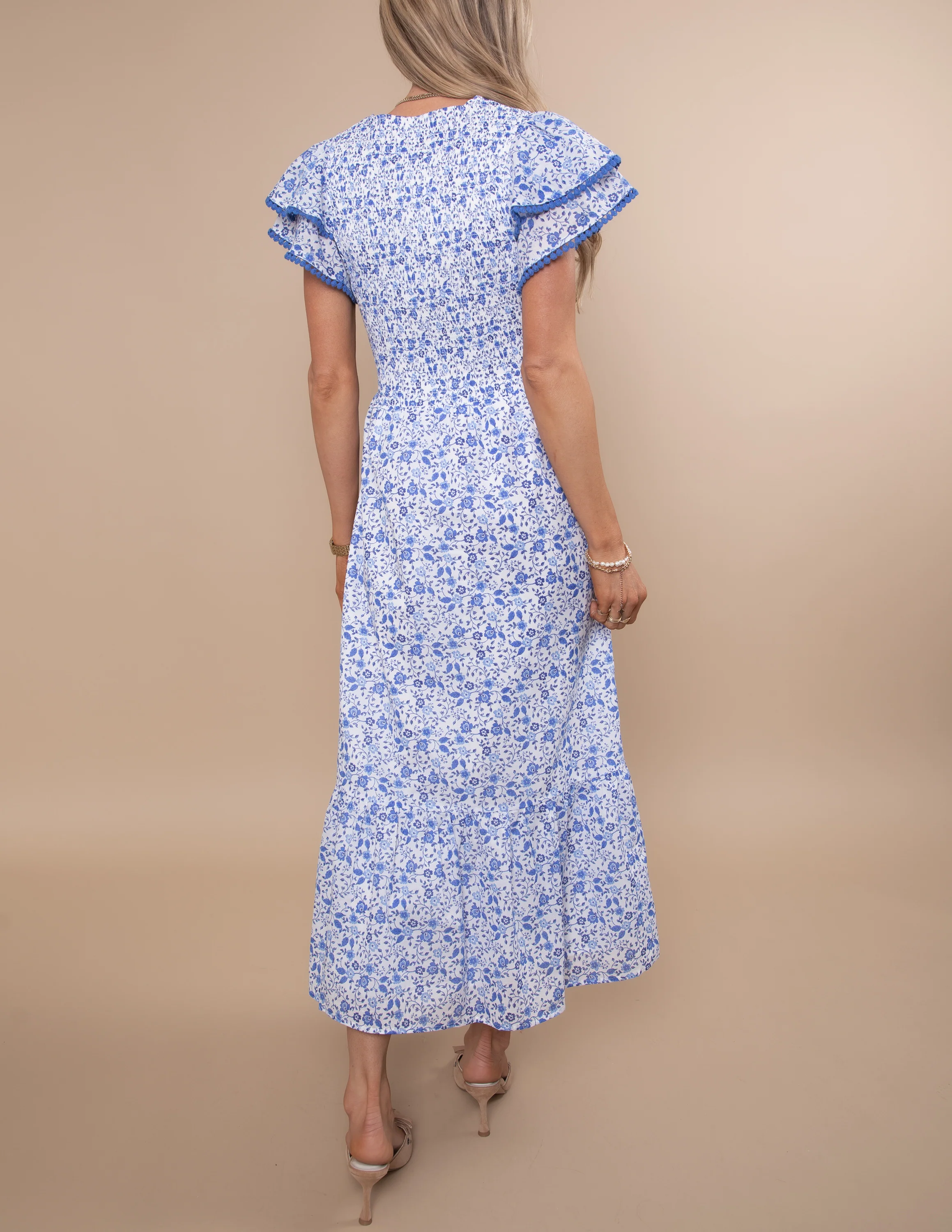 Maisie Floral Tiered Dress - Image 6