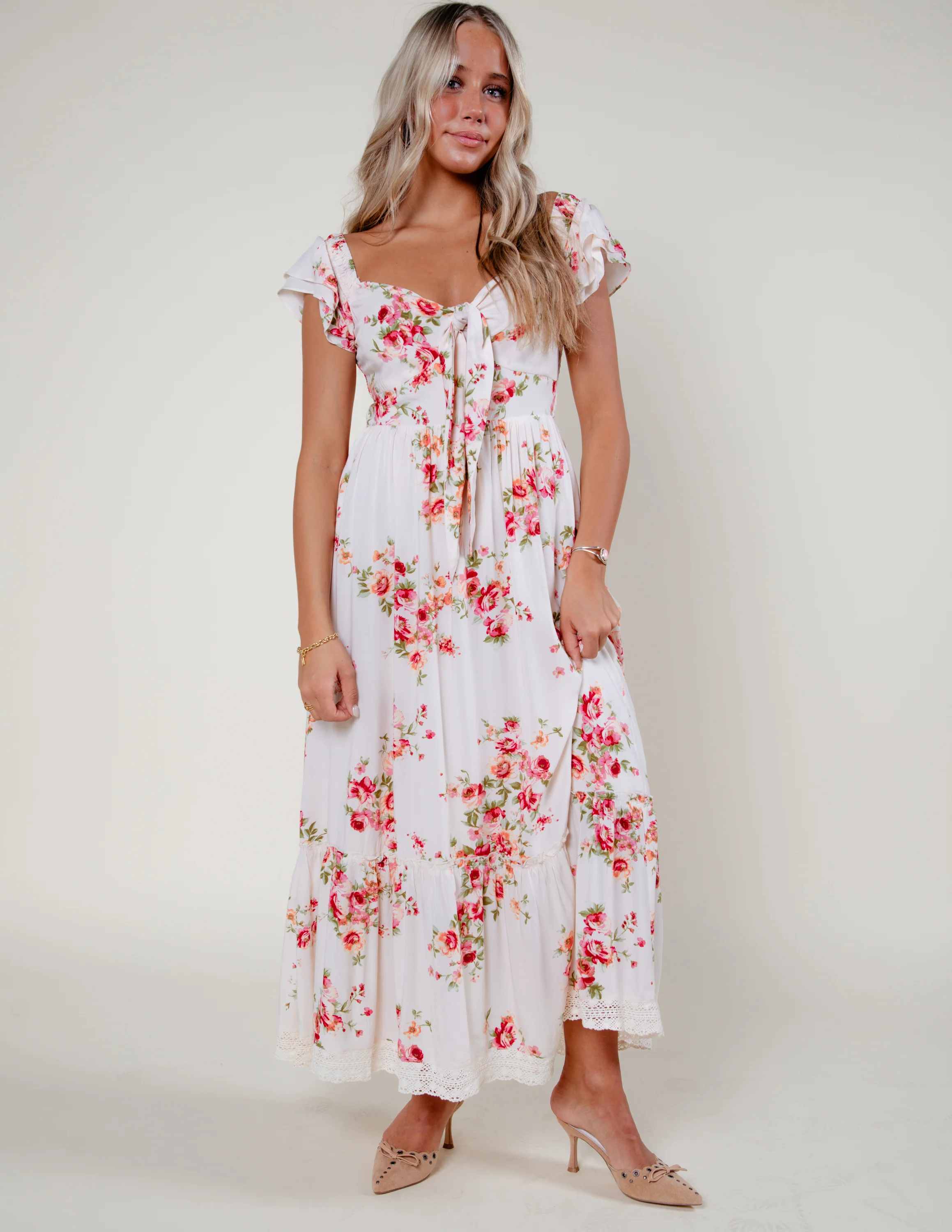 Marcia Tiered Maxi Dress - Image 3
