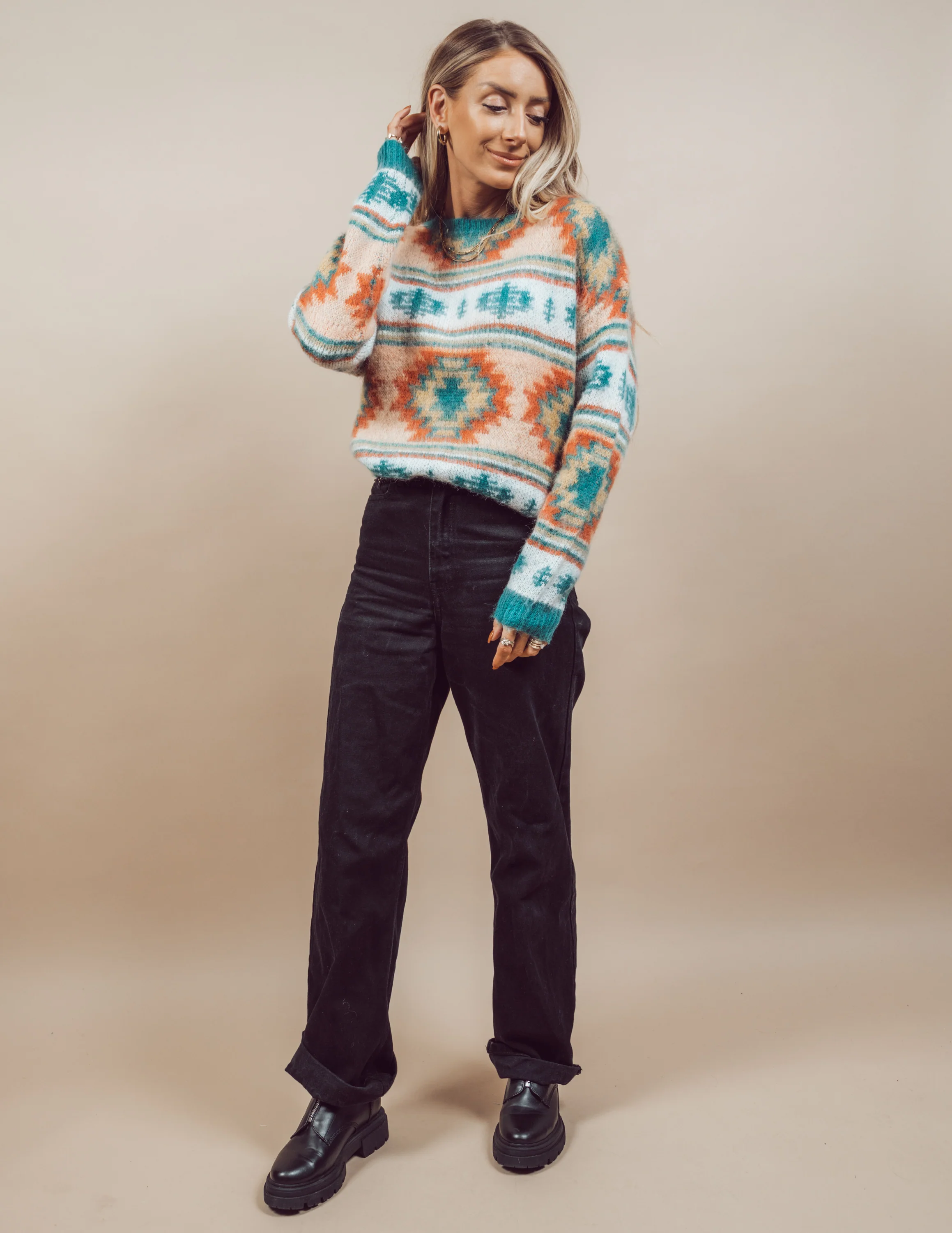 Marie Printed Sweater - Image 5