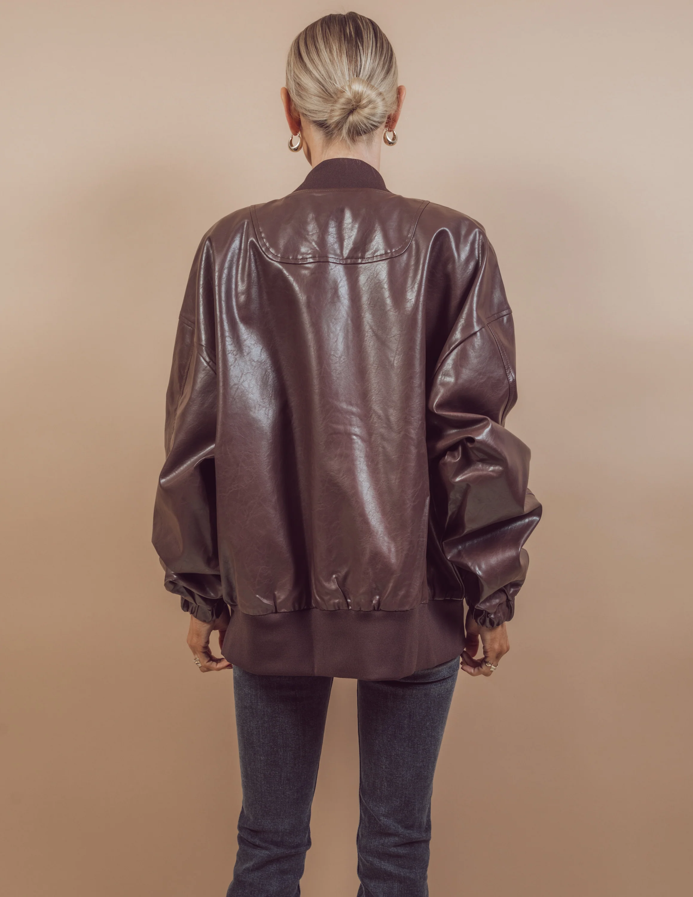Mati Faux Leather Jacket - Image 6