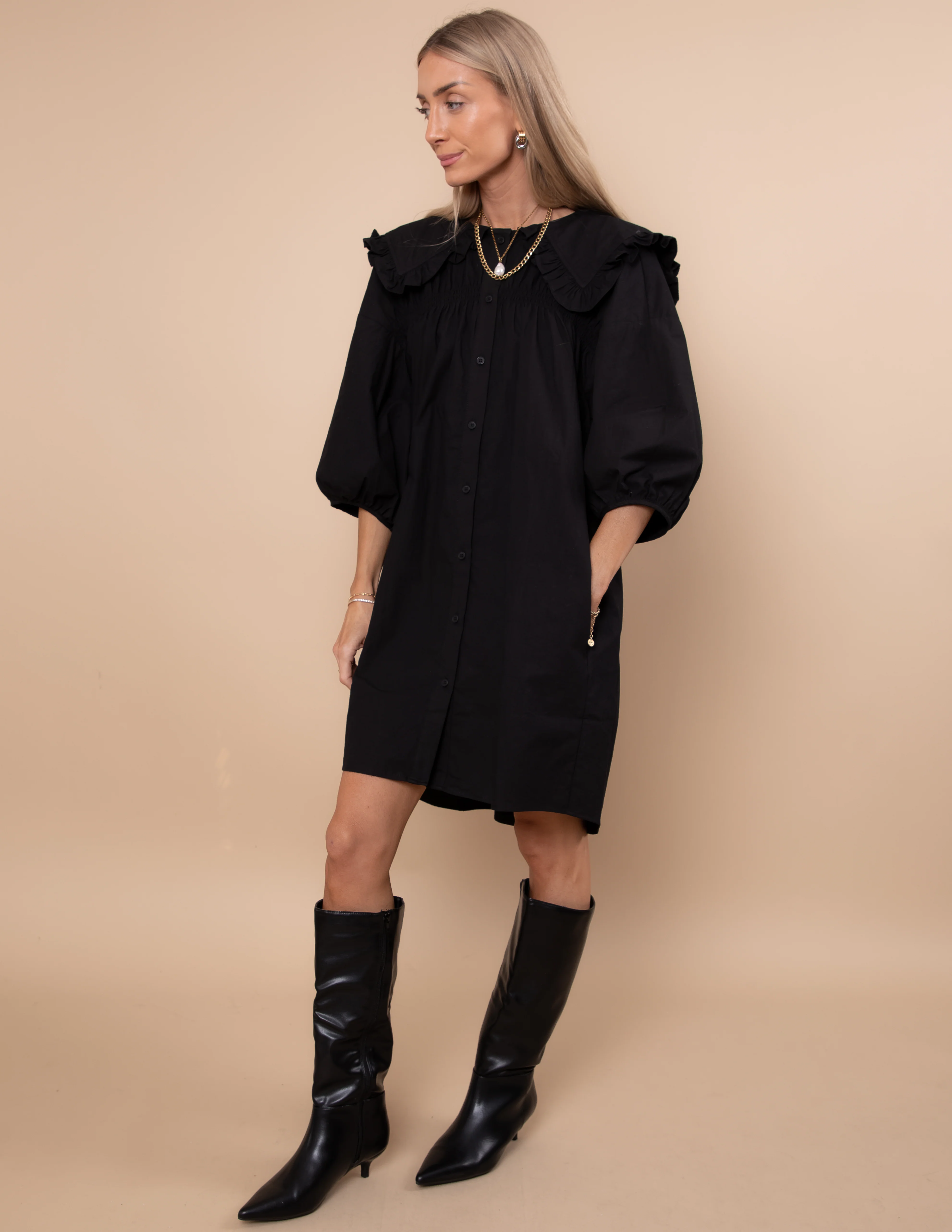 Matilda Puff Sleeve Mini - Image 3
