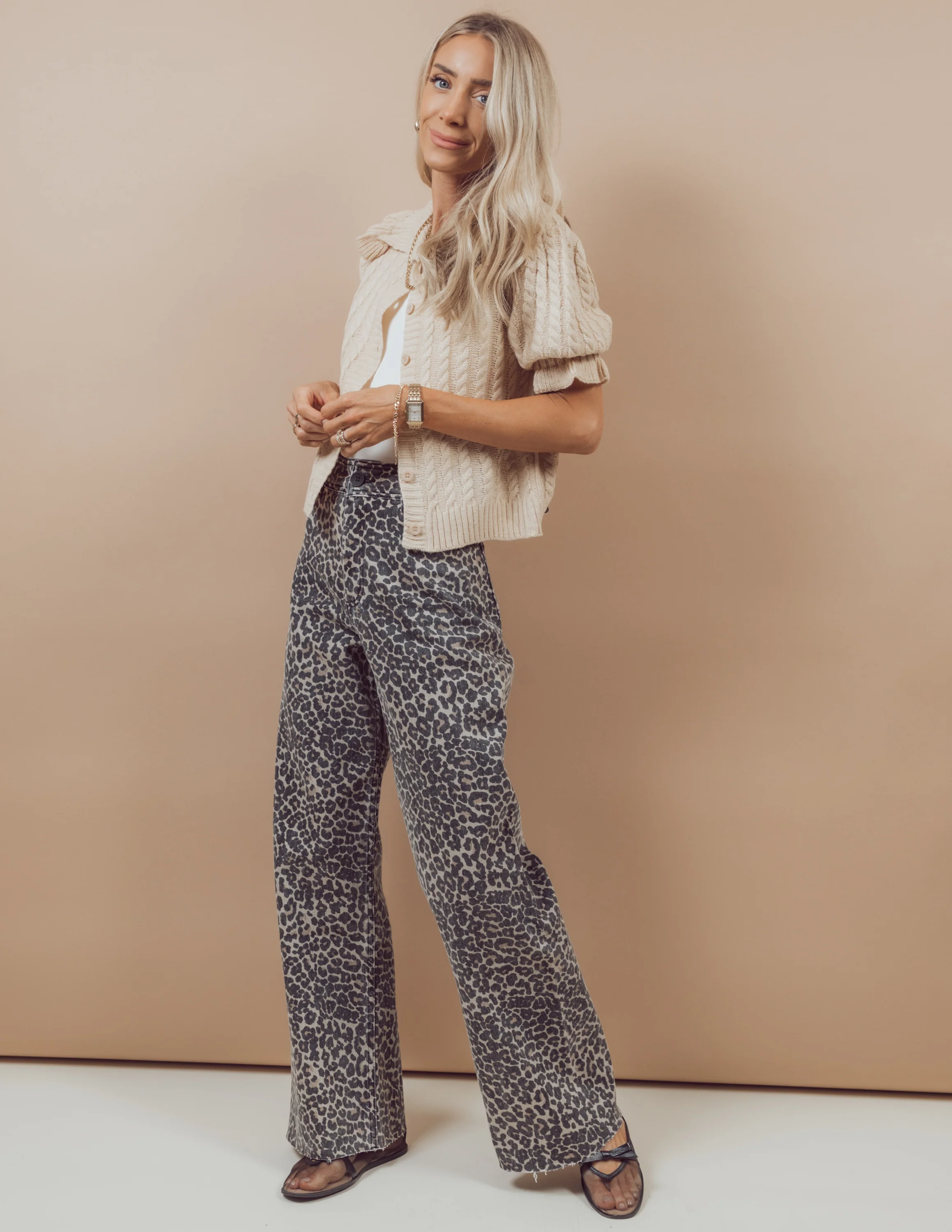 Mia Leopard Printed Pants - Image 4