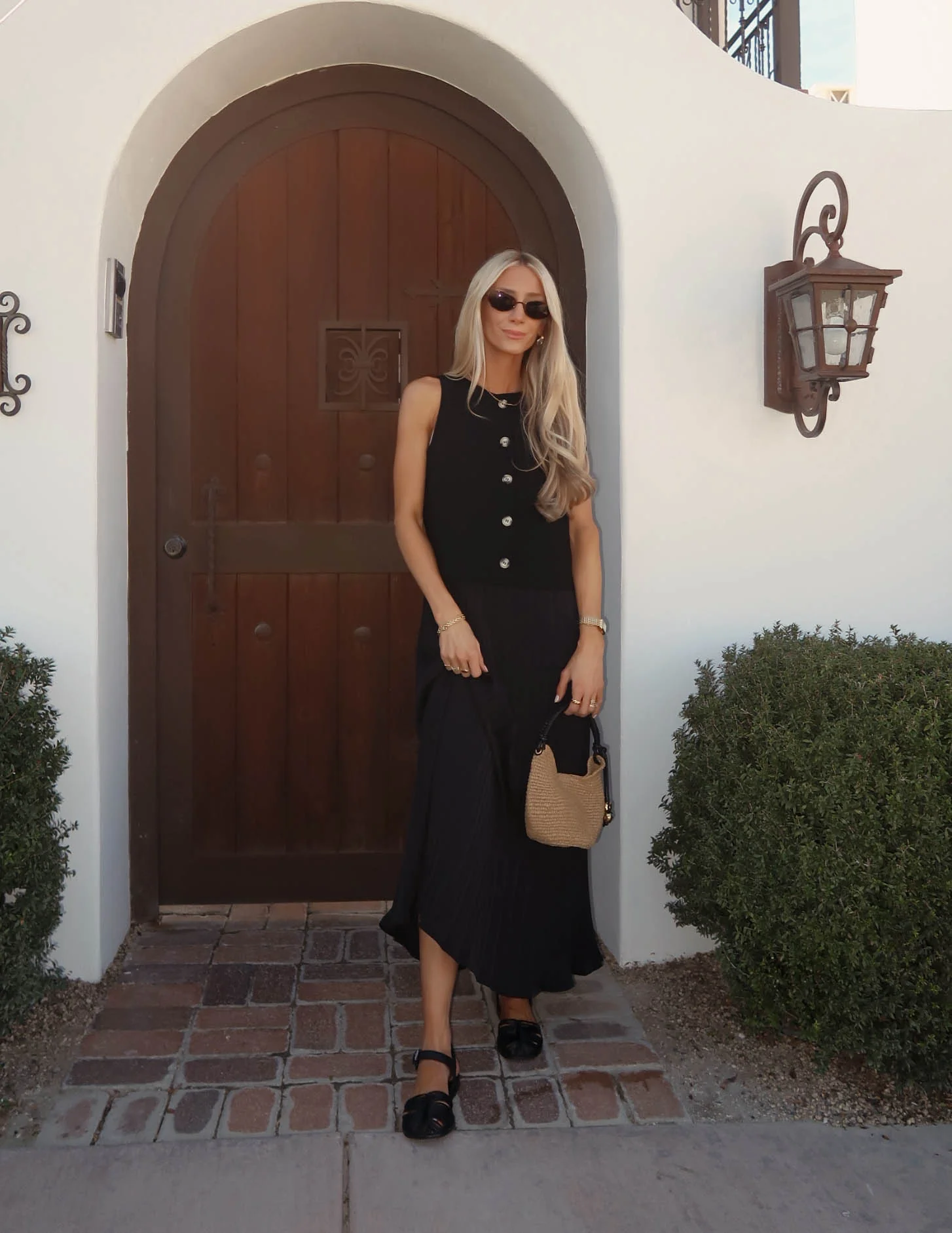 Midnight Grace Pleated Dress - Image 2