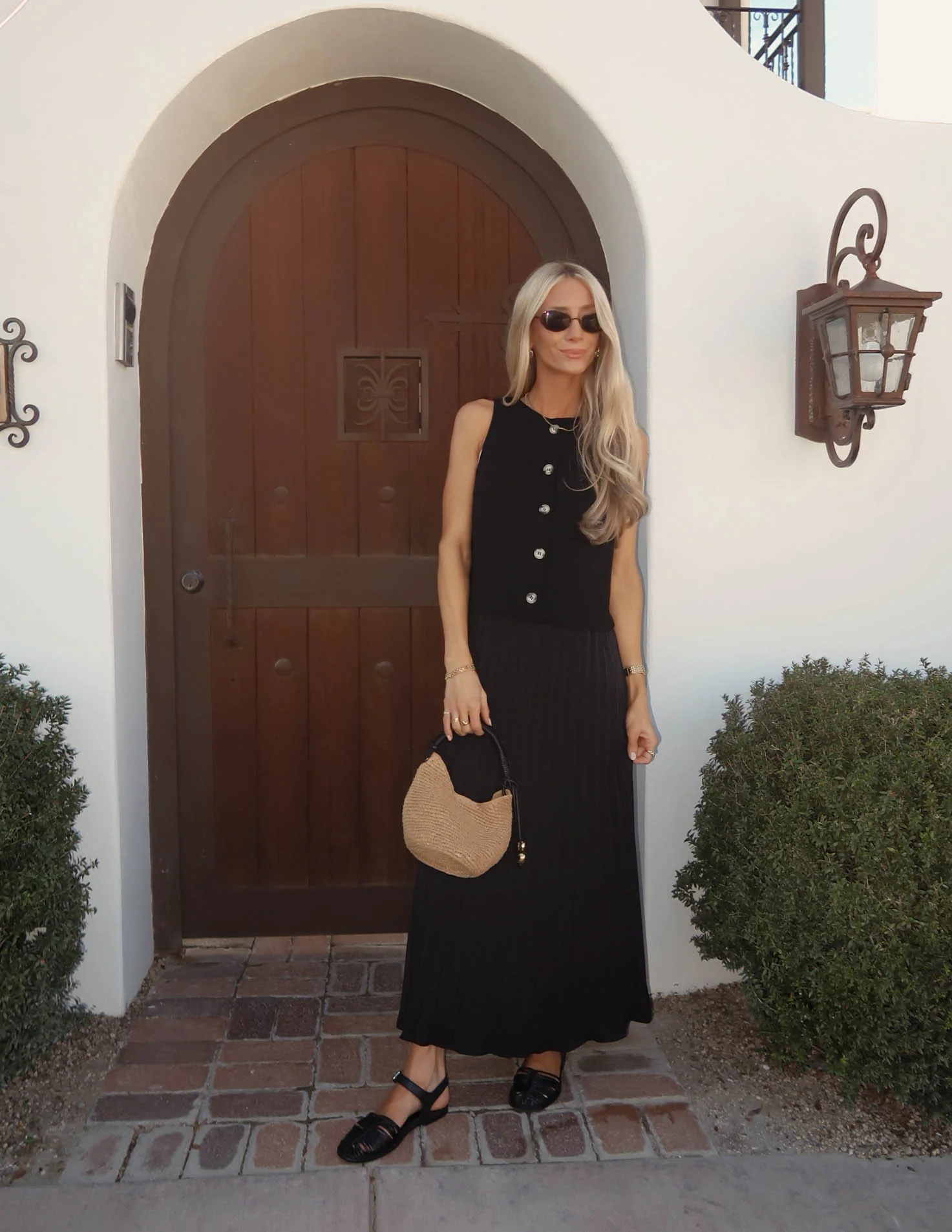 Midnight Grace Pleated Dress - Image 5