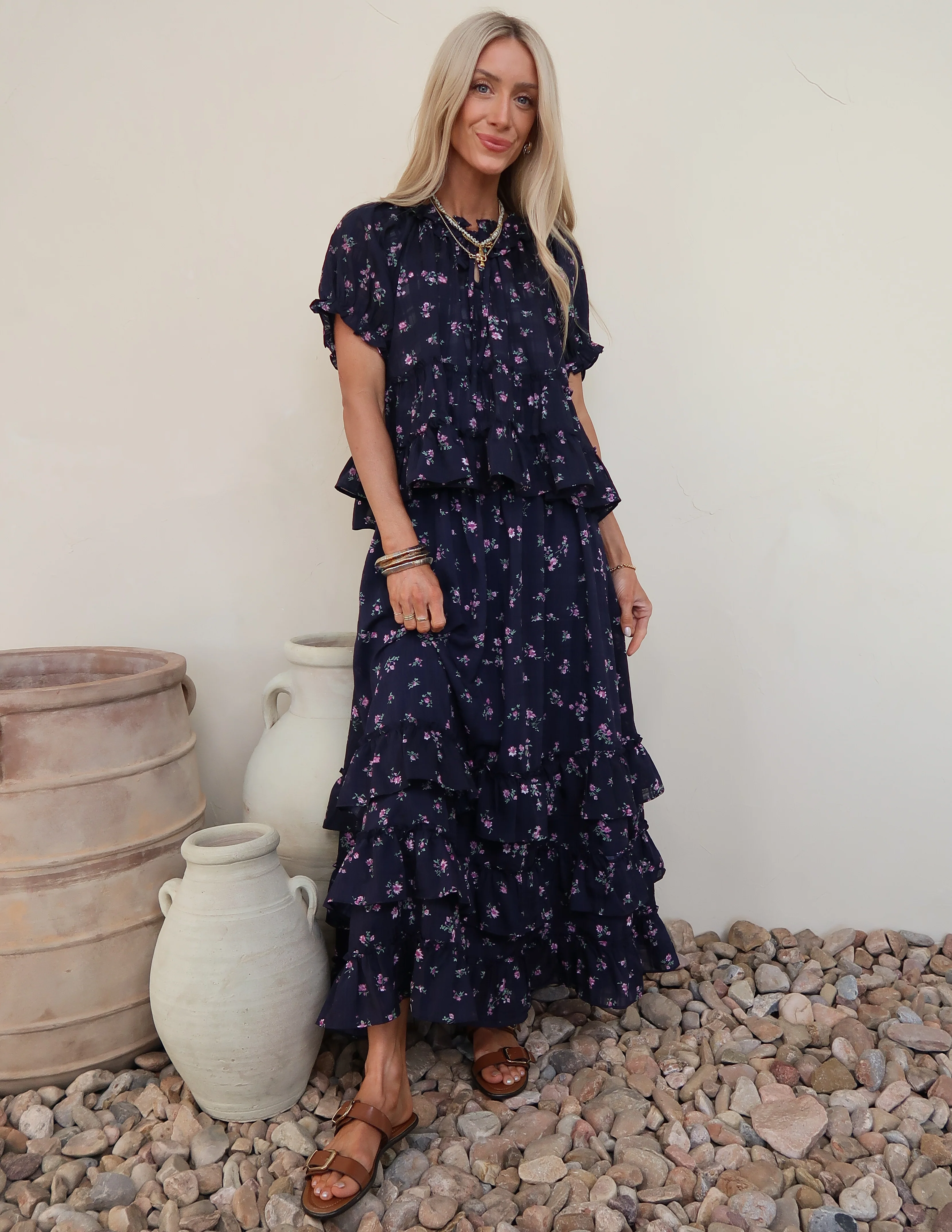 Midnight Meadow Ruffle Skirt - Image 3