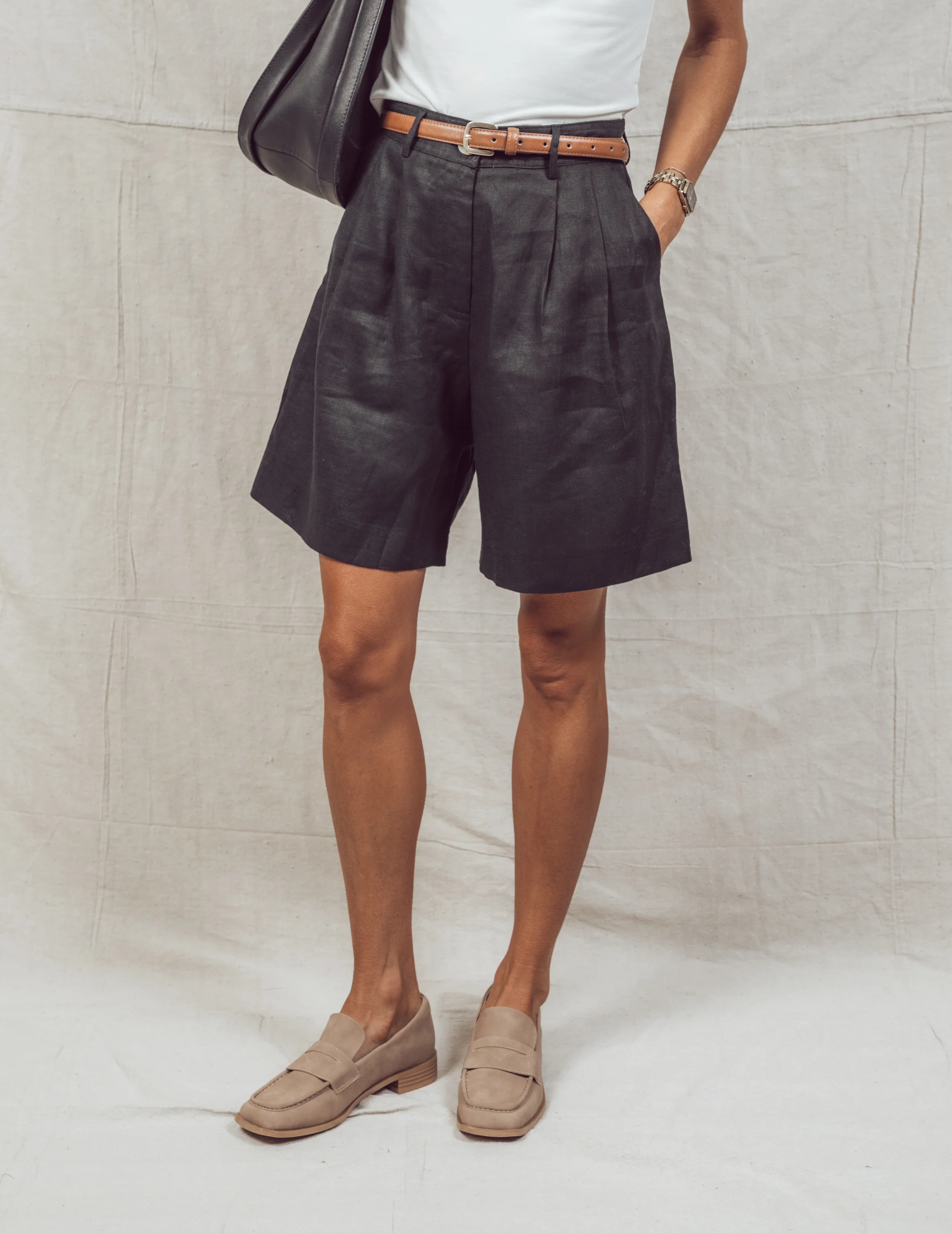 Mila Linen Shorts - Image 2