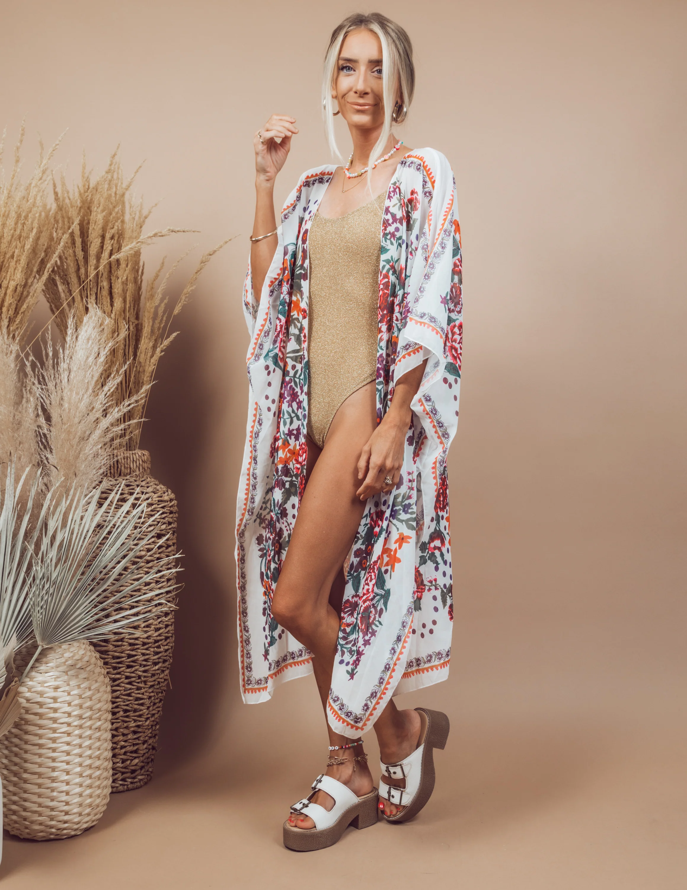 Mirabelle Floral Cover Up - Image 3