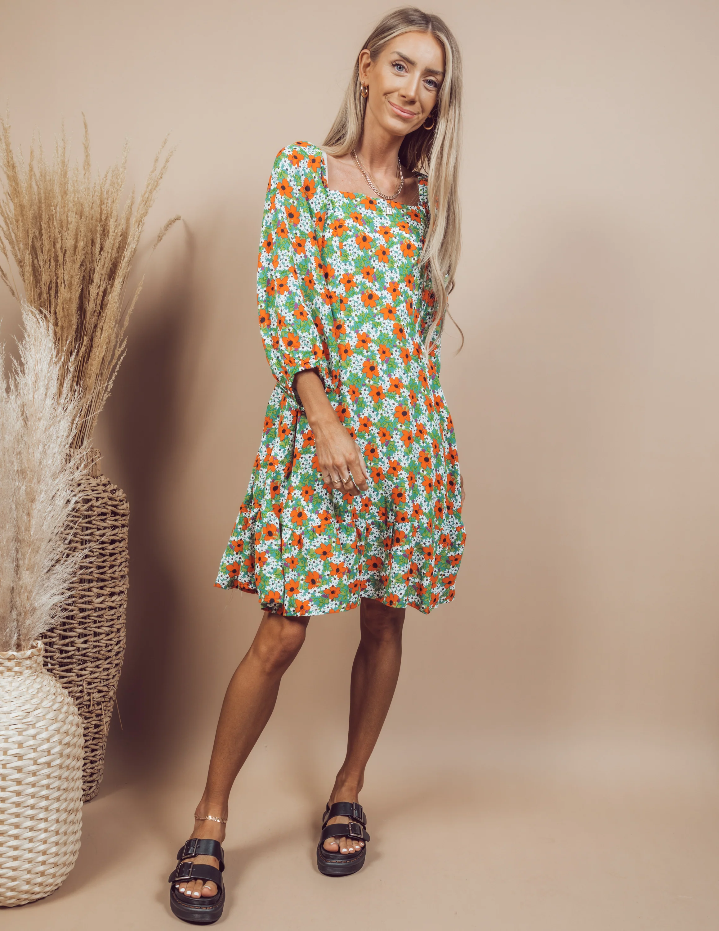 Monica Floral Dress - Image 3