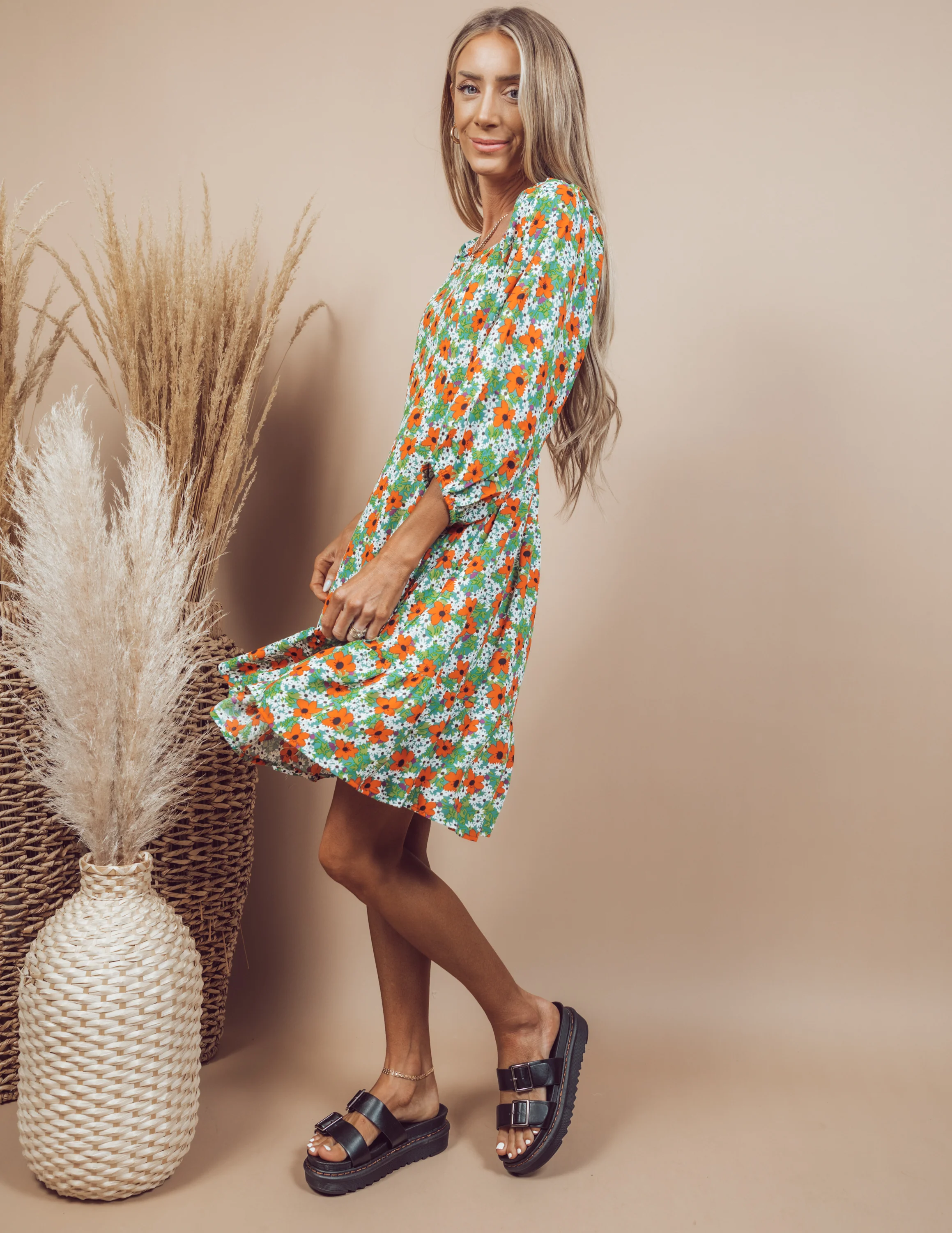 Monica Floral Dress - Image 4