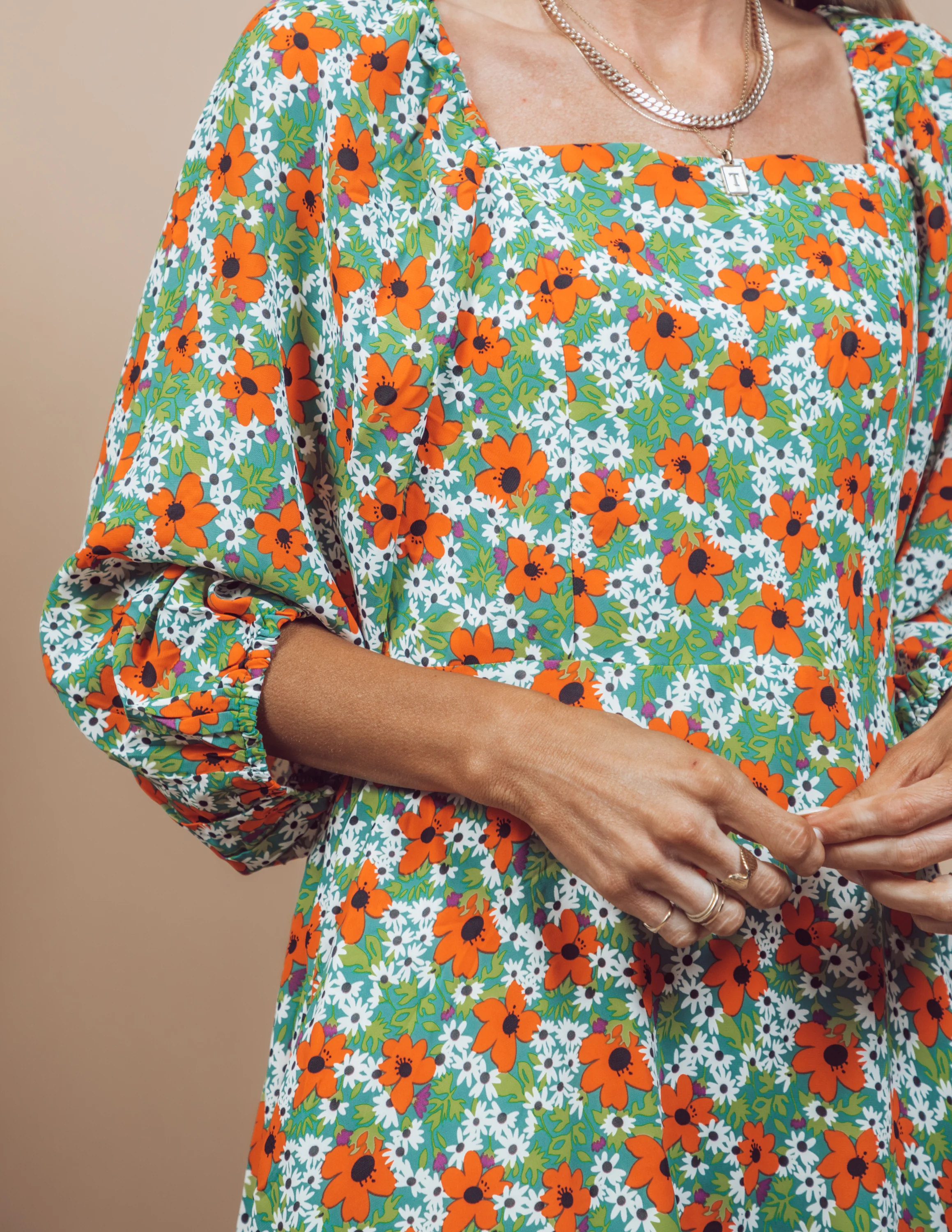 Monica Floral Dress - Image 6