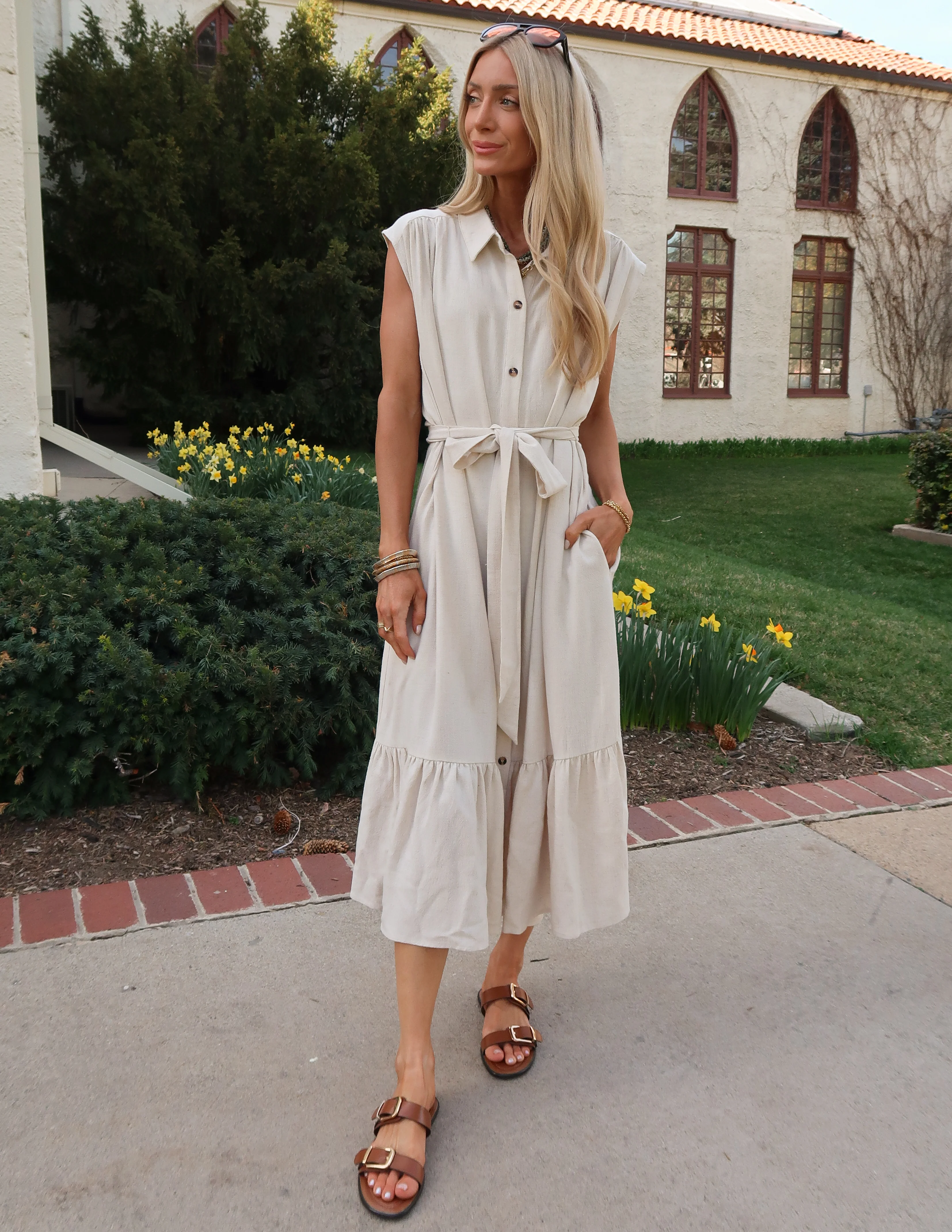 Natural Grace Midi Dress - Image 6