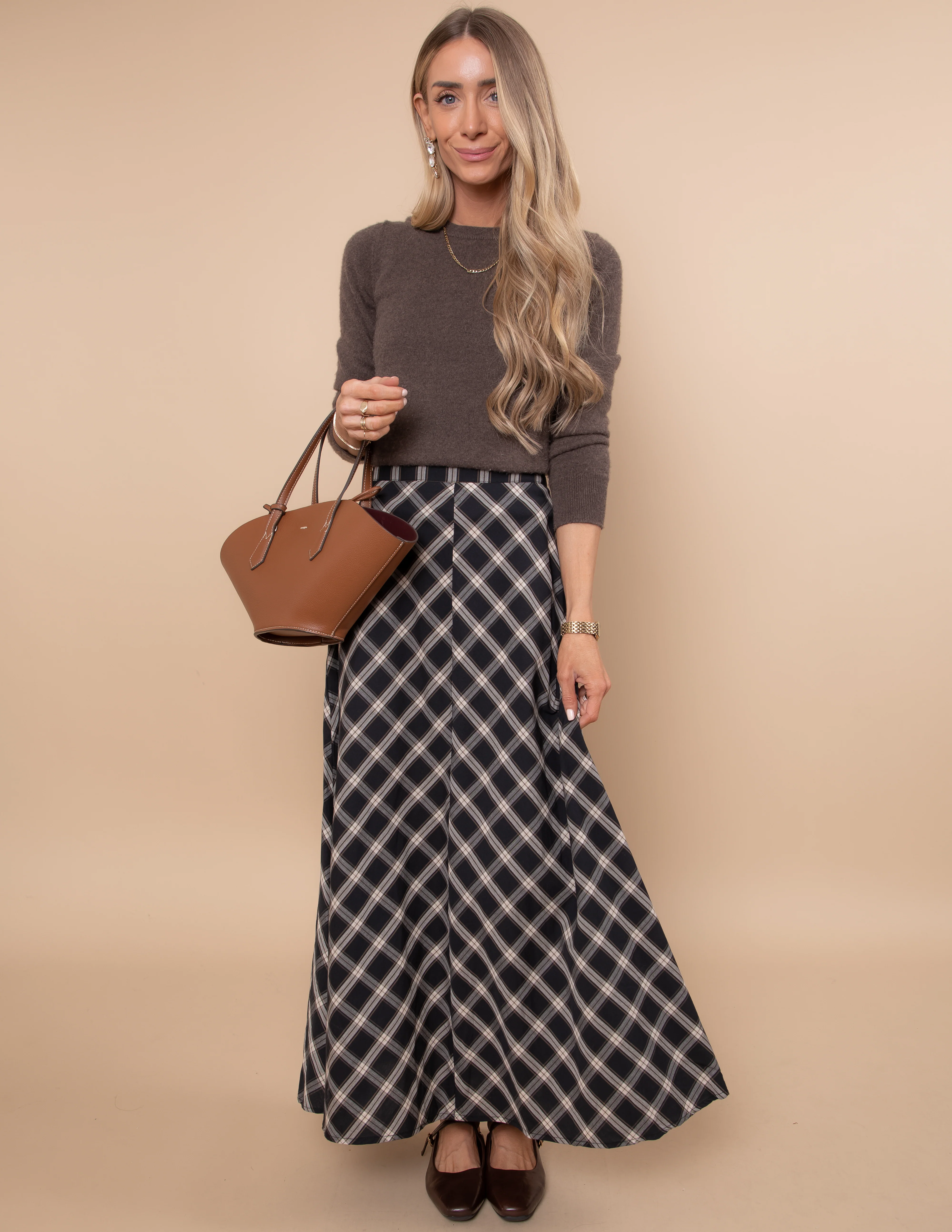 Odette Plaid Skirt - Image 2