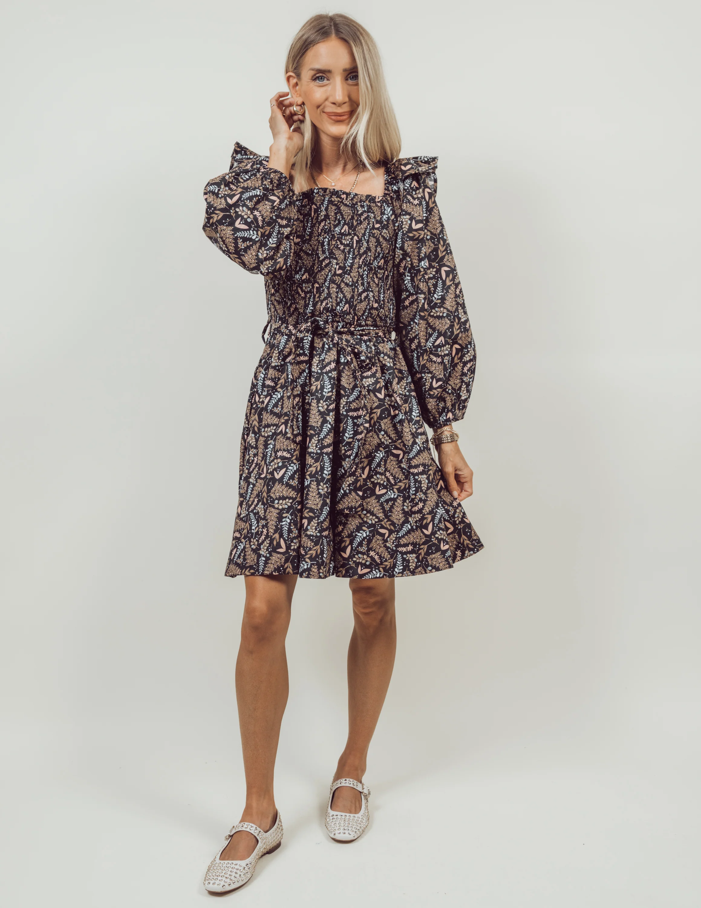 Olivia Printed Dress - Image 3