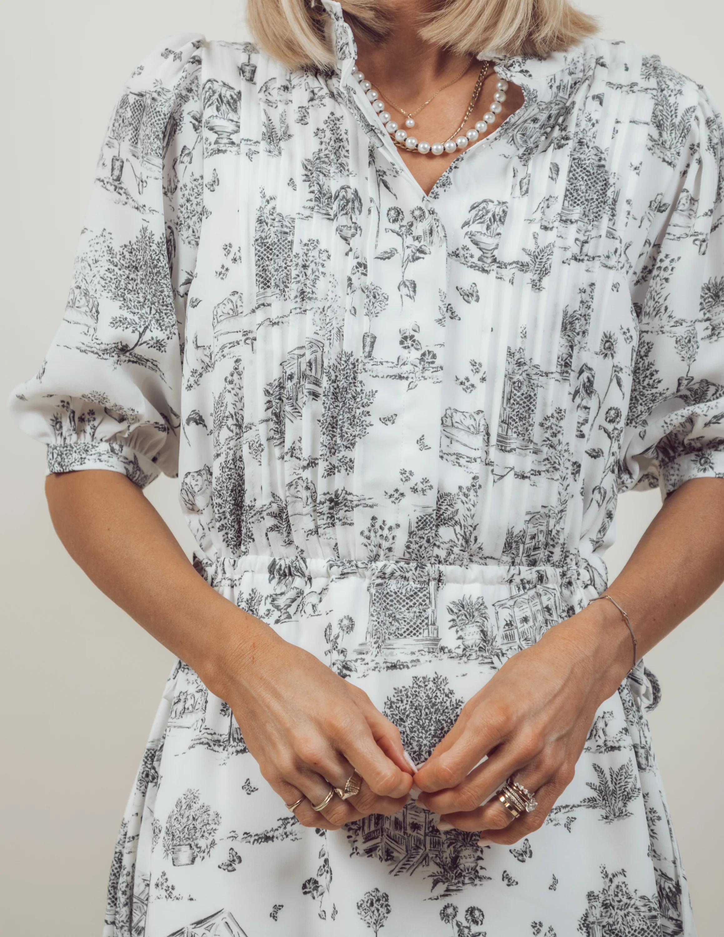 Patio Printed Dress - Image 5