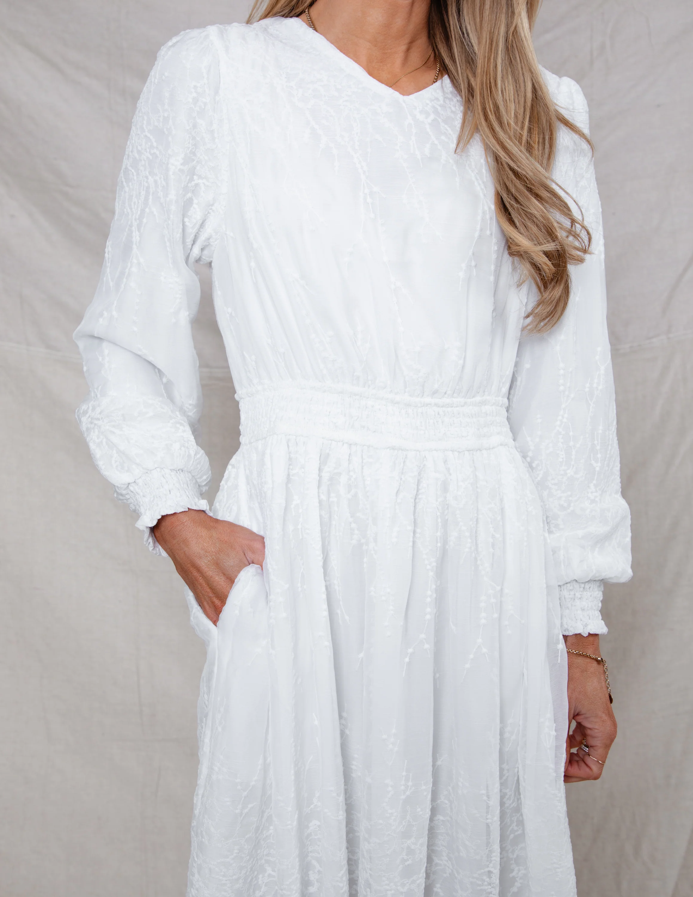 Peterson Embroidered Temple Dress - Image 3